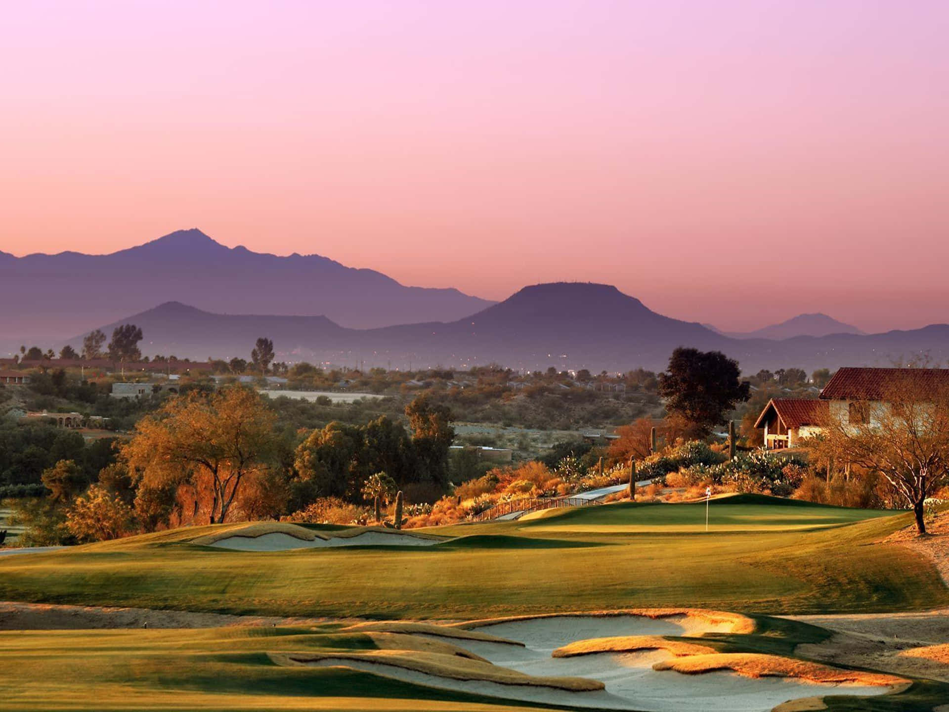 Stunning 4K Golf Course Background