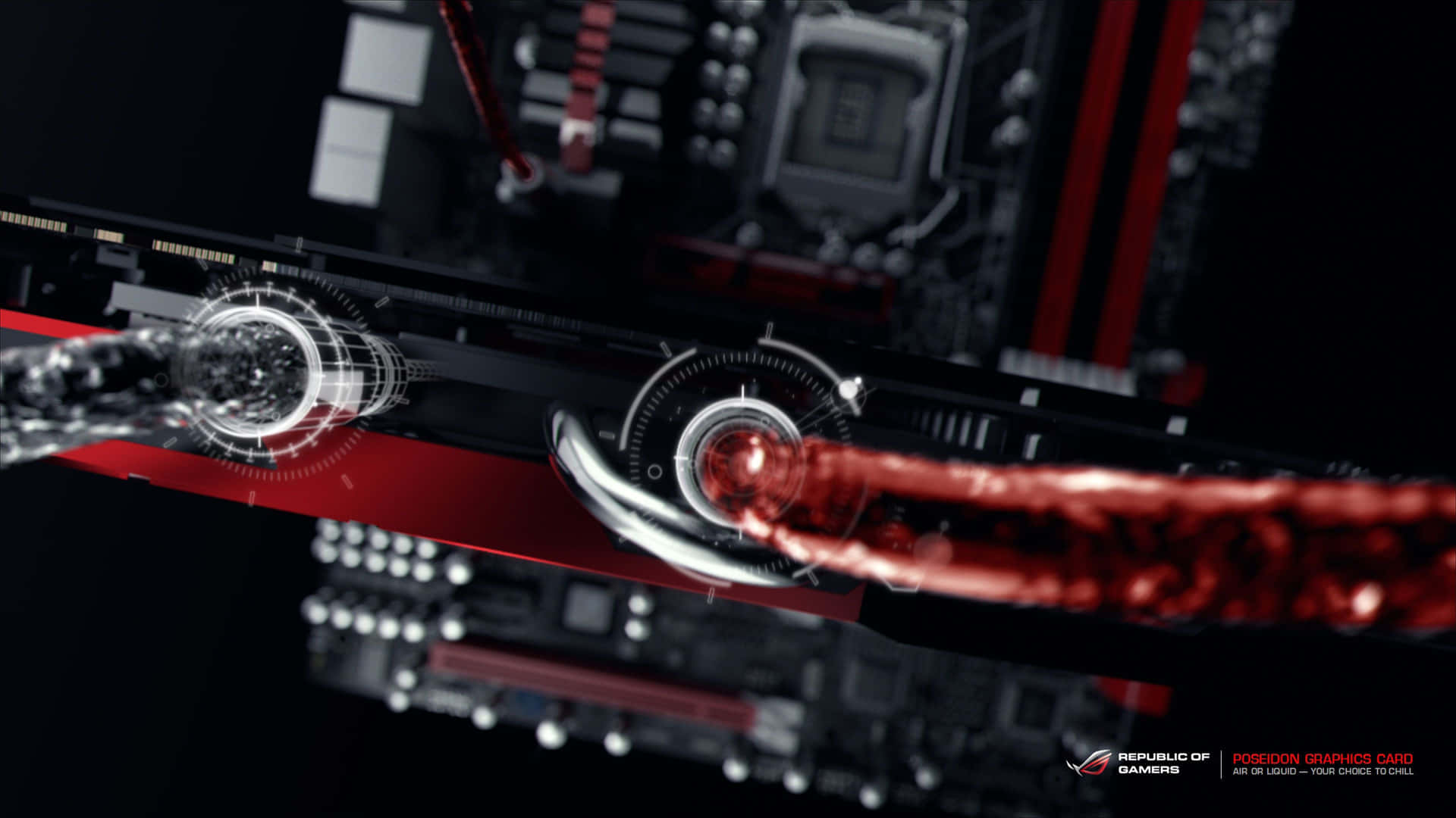 Stunning 4k Graphics Card Displaying High-Quality Gaming Images Wallpaper