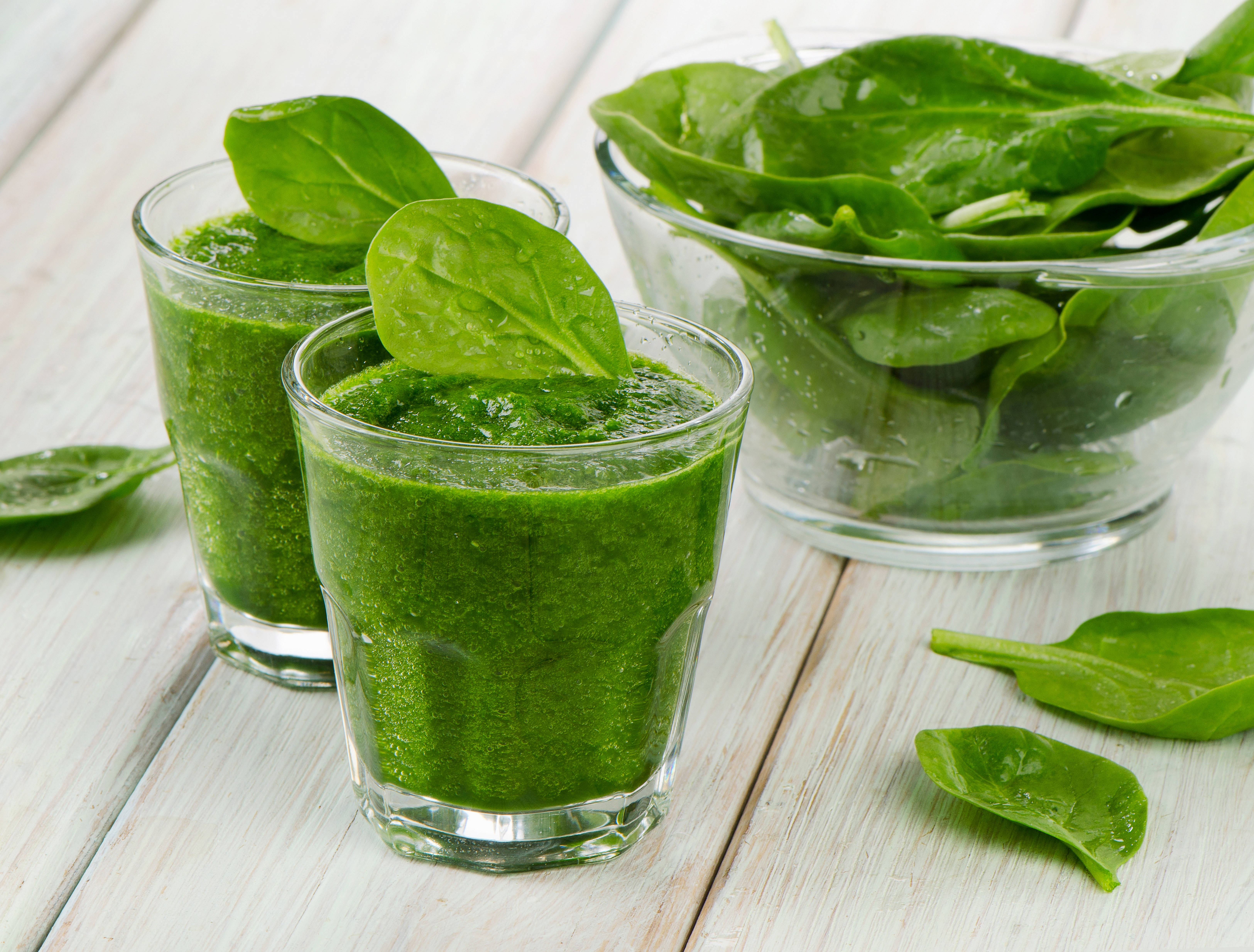 4k Green Healthy Smoothie Wallpaper
