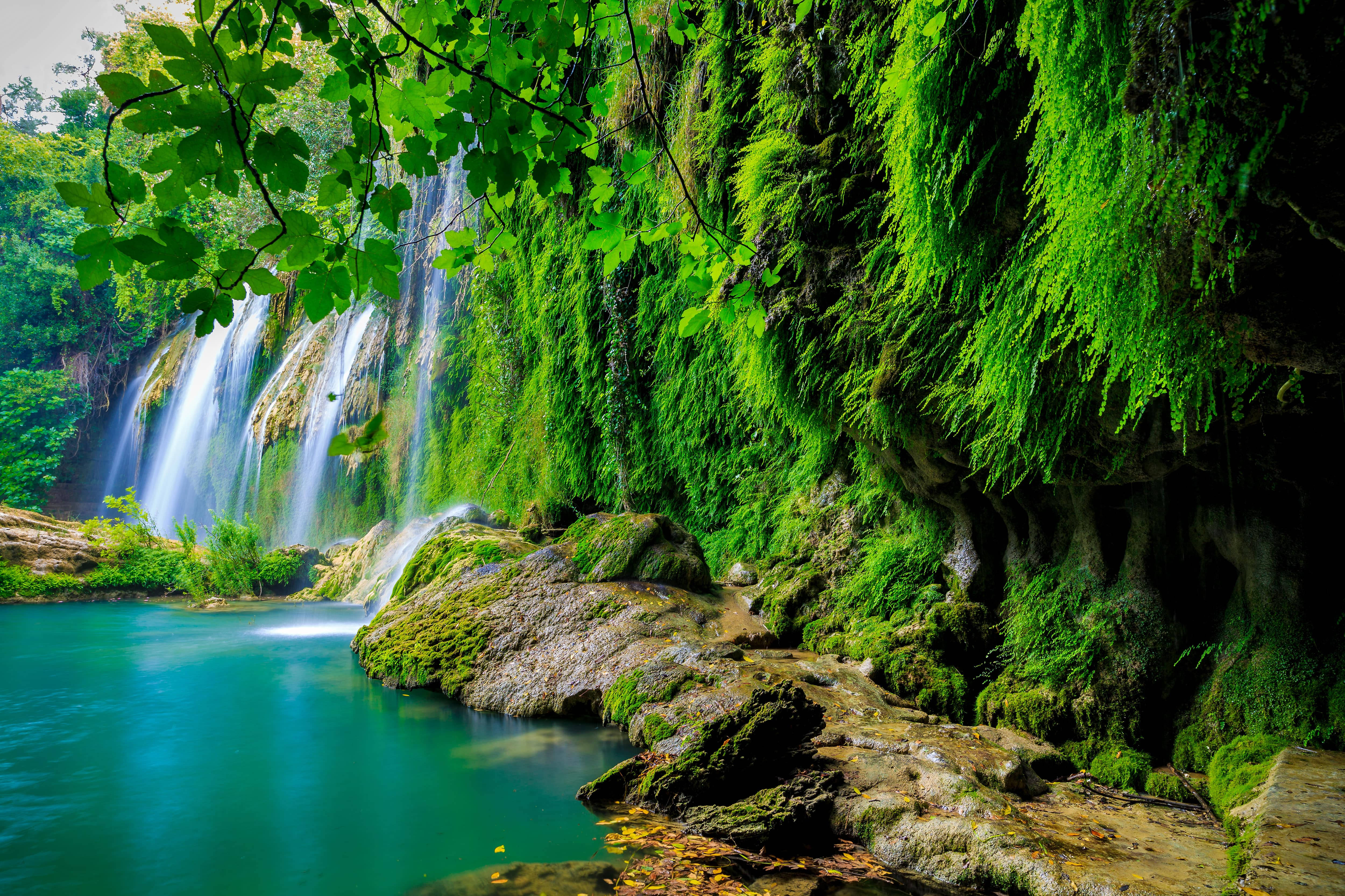 Обои красивые водопады. Красивая природа. Красивые водопады. Водопад зелень. Красивый водопад в лесу.