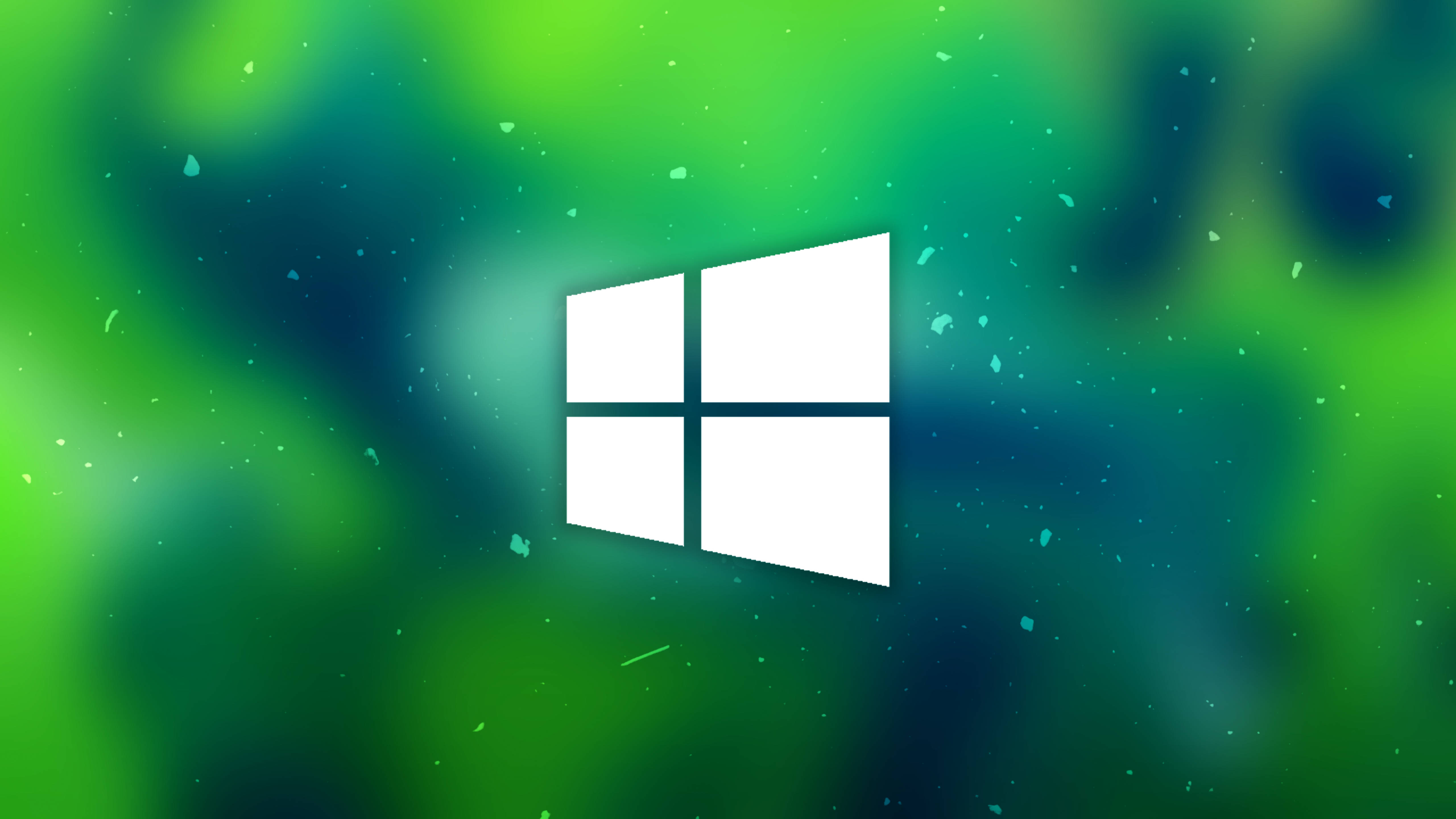 4K Green Windows 10 Wallpaper