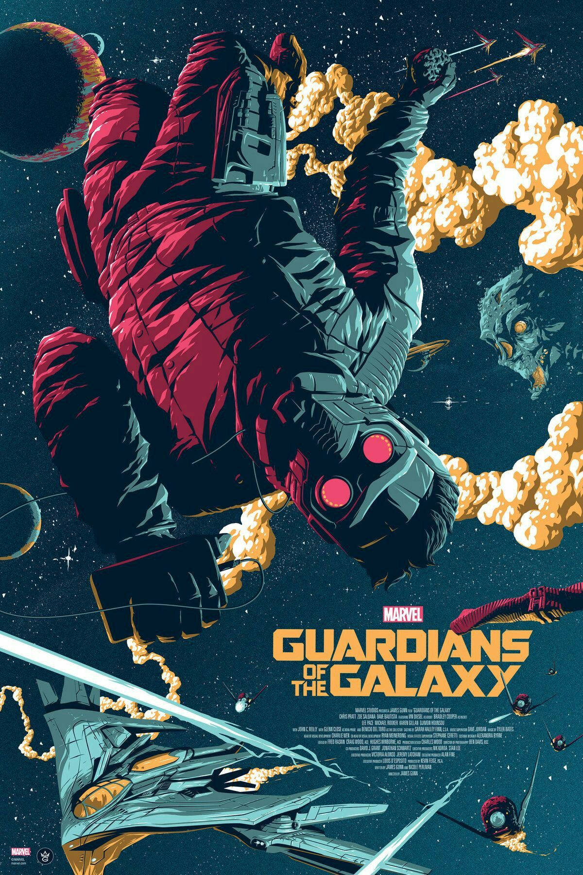 Utforskauniversums Yttersta Gränser Med The Guardians Of The Galaxy-teamet Som Bakgrundsbild På Din Dator Eller Mobiltelefon. Wallpaper