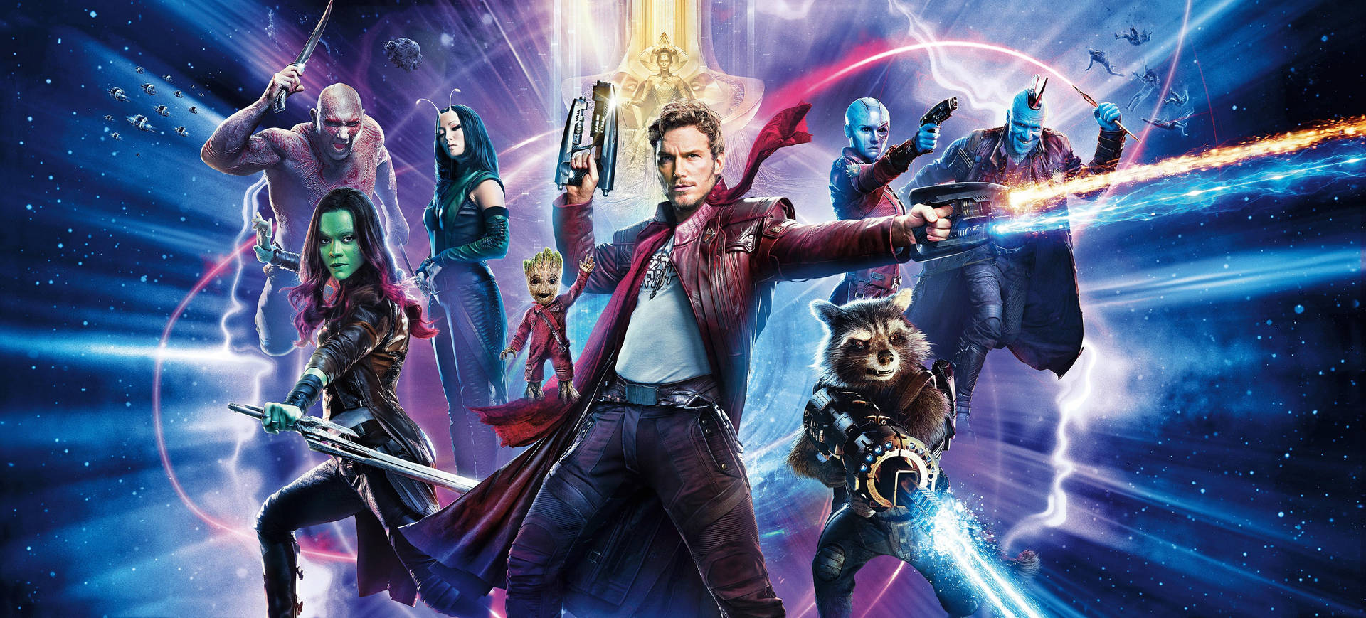 The Guardians of the Galaxy Ready for Adventure Wallpaper