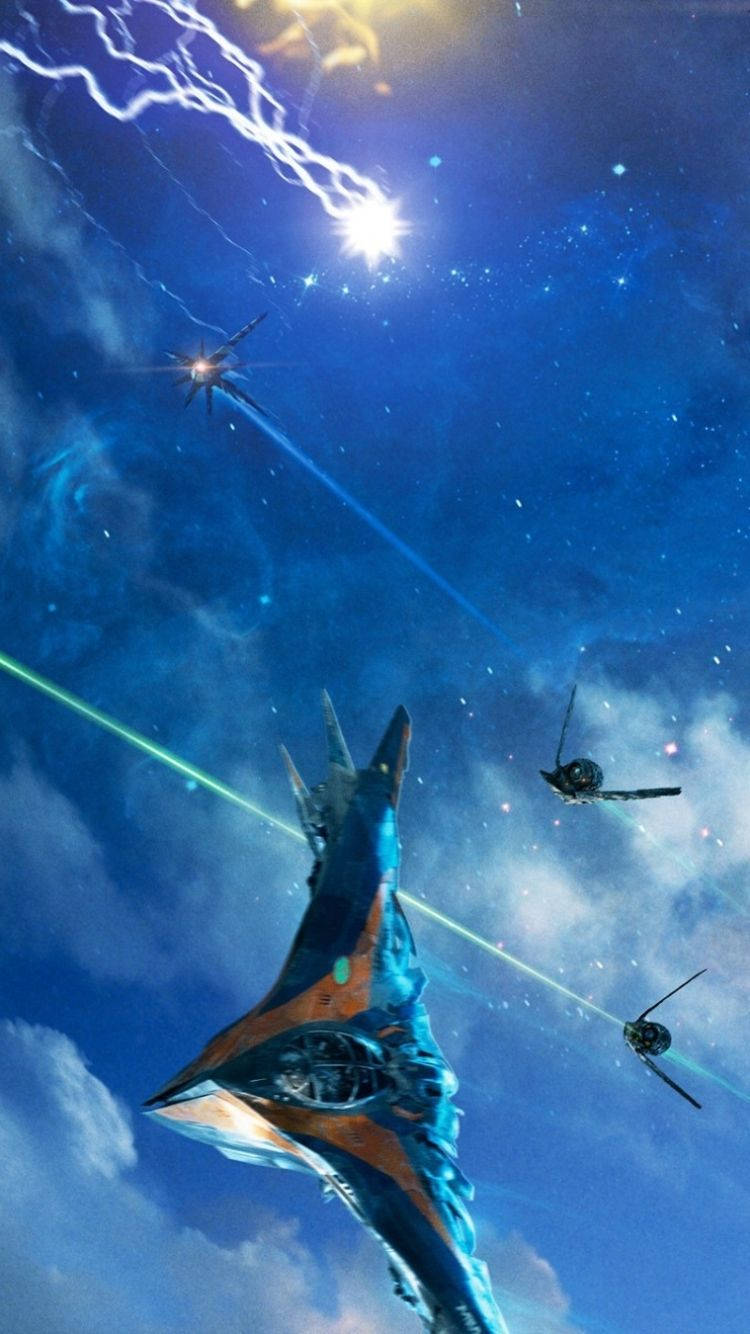 4k Guardians Of The Galaxy Milano Spaceship Wallpaper