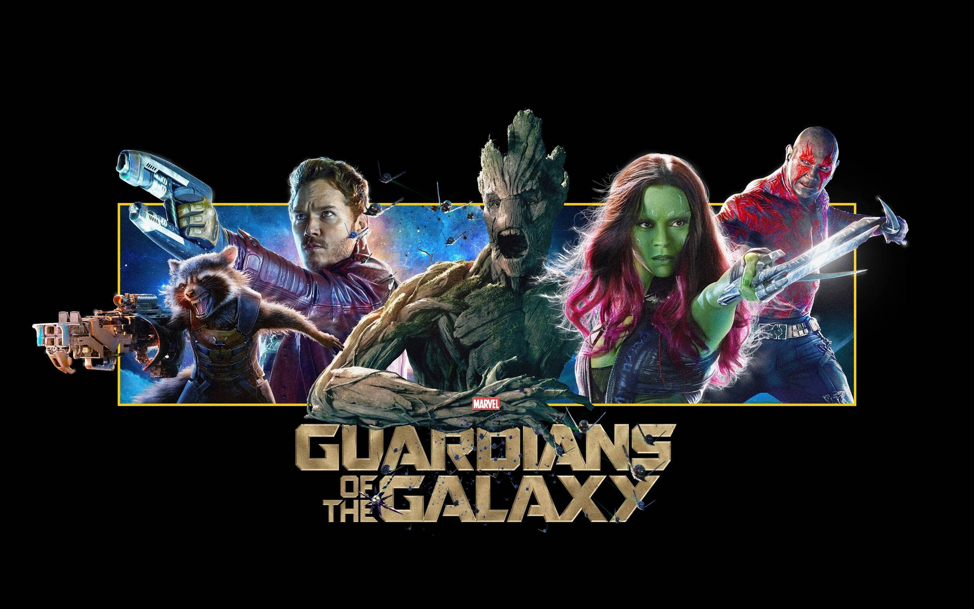 The Guardians of the Galaxy Assemble Wallpaper