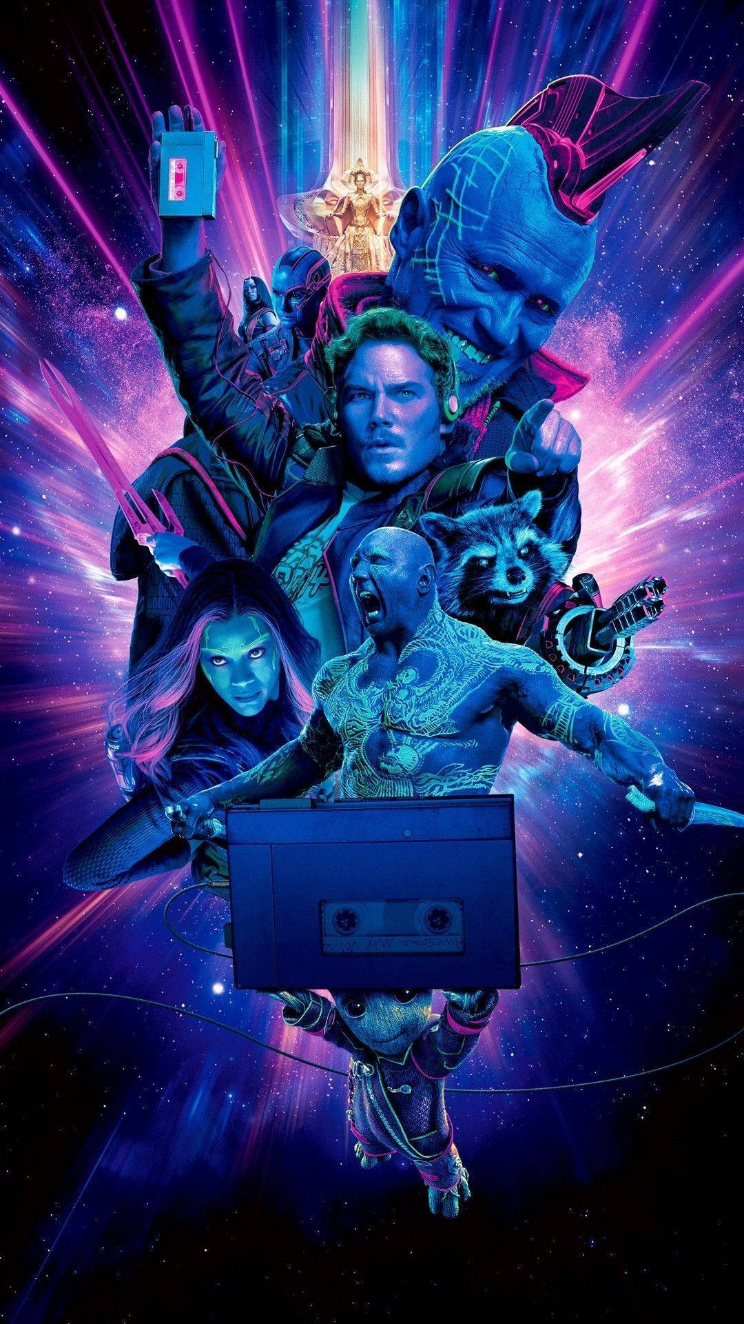 4k Guardians Of The Galaxy Volume 2 Poster Wallpaper