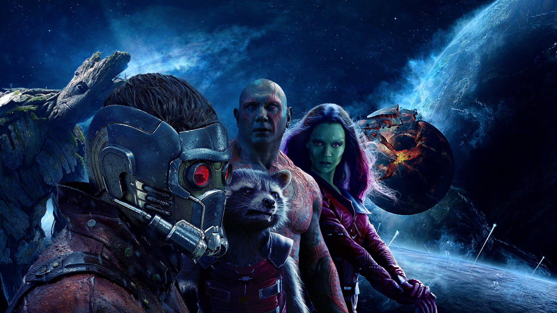 The Guardians of the Galaxy Show Off Their 4K Glory Wallpaper
