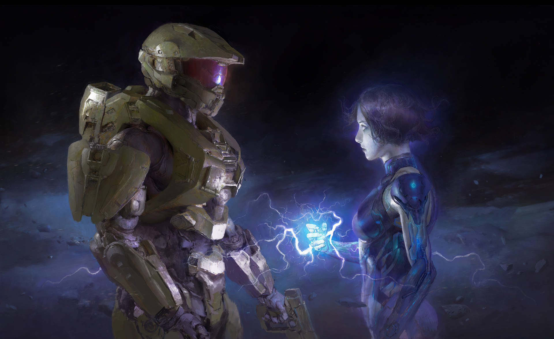 4k Halo Master Chief Og Cortana Wallpaper