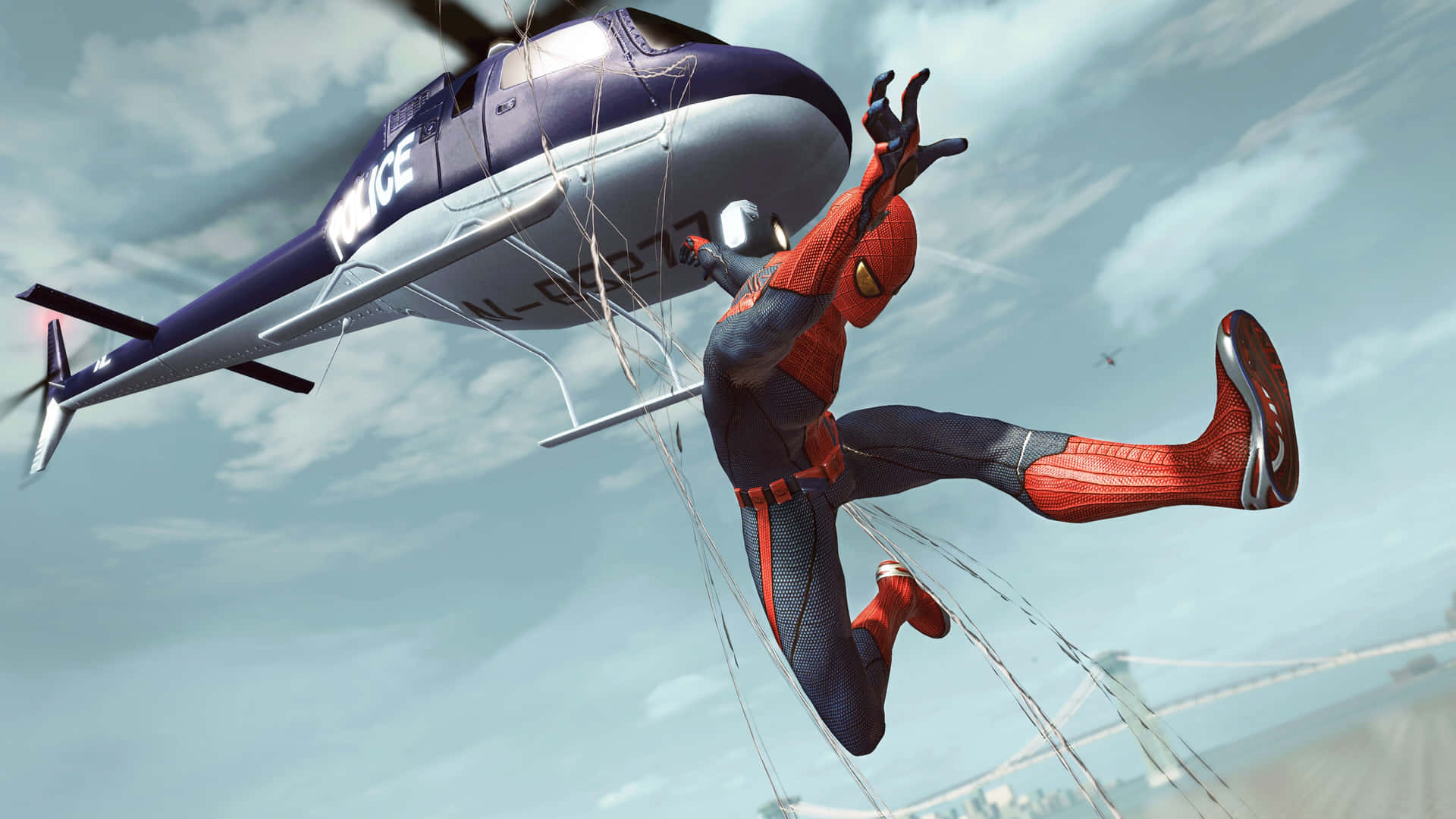Deratemberaubende Screenshot Von The Amazing Spider-man 2