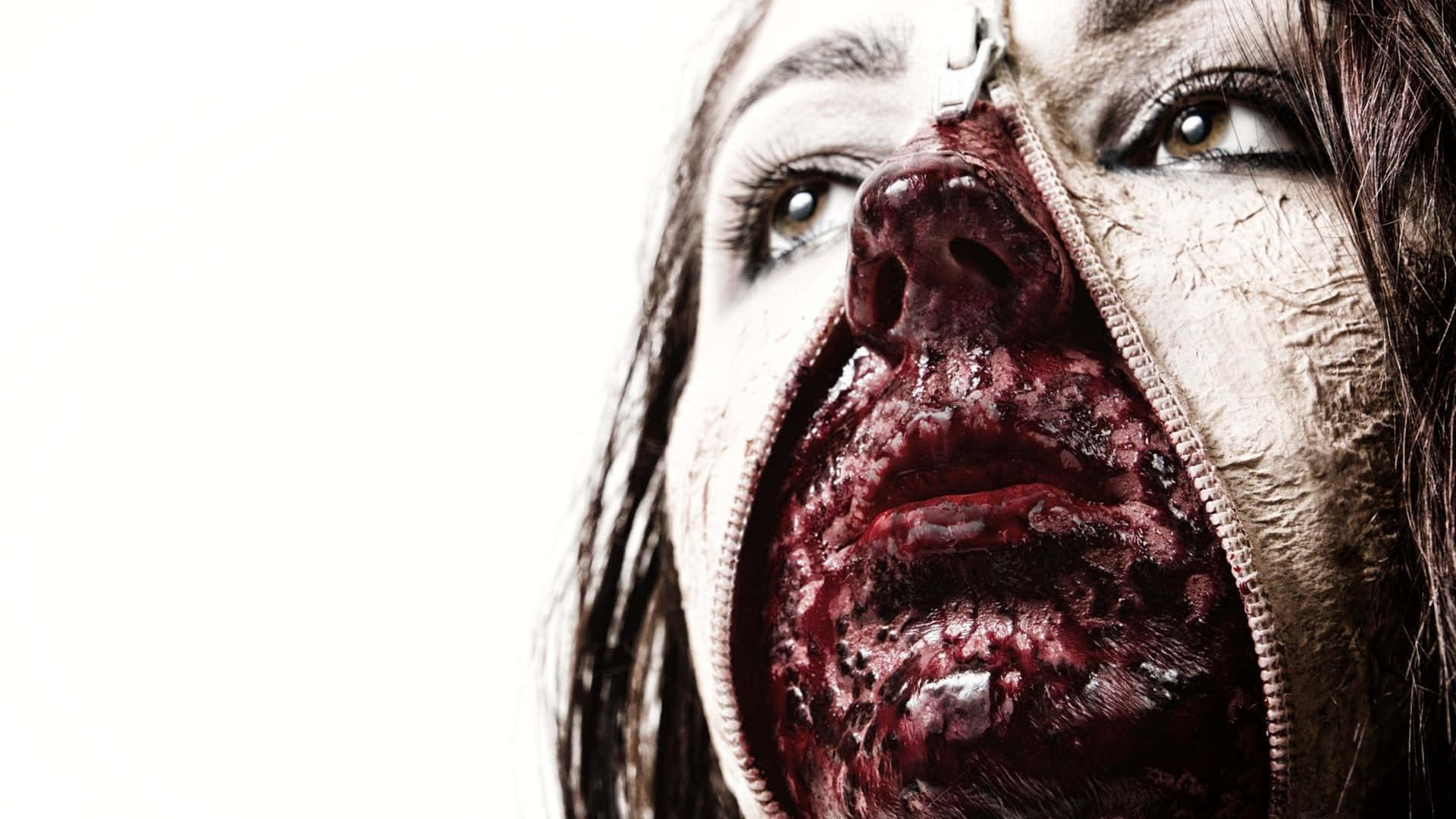 4k Horror Bloody Woman Background