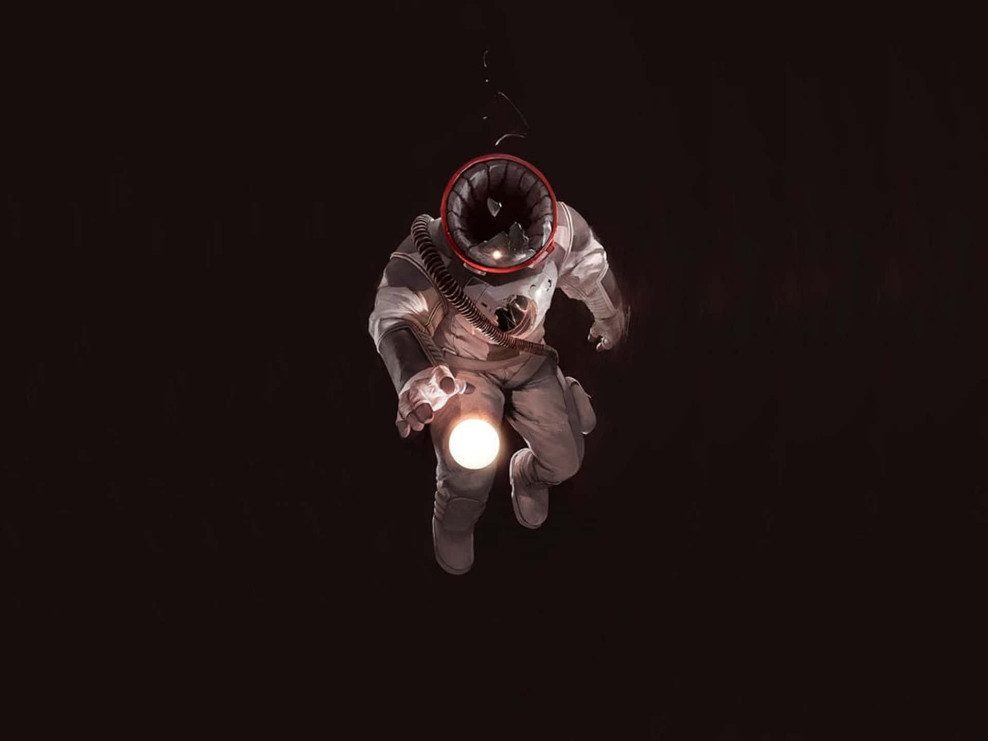 4k Horror Astronaut Background