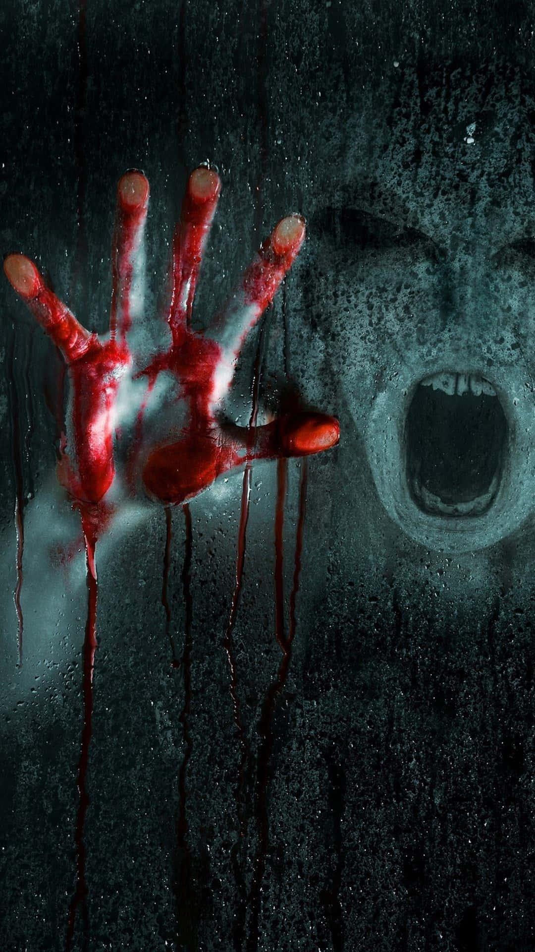 4k Horror Bloody Hands Background