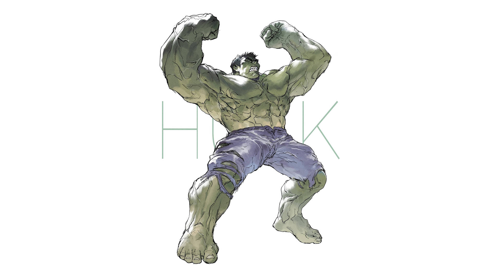 4k Hulk Artwork For Avengers Infinity War Background