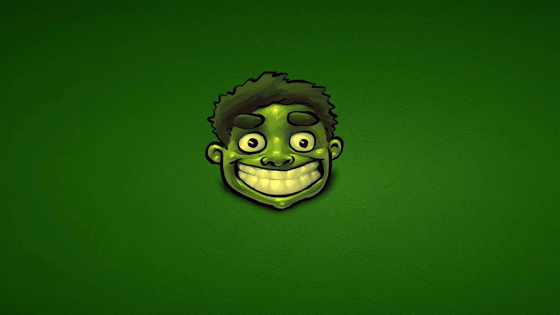 4k Hulk Cartoon Face Background