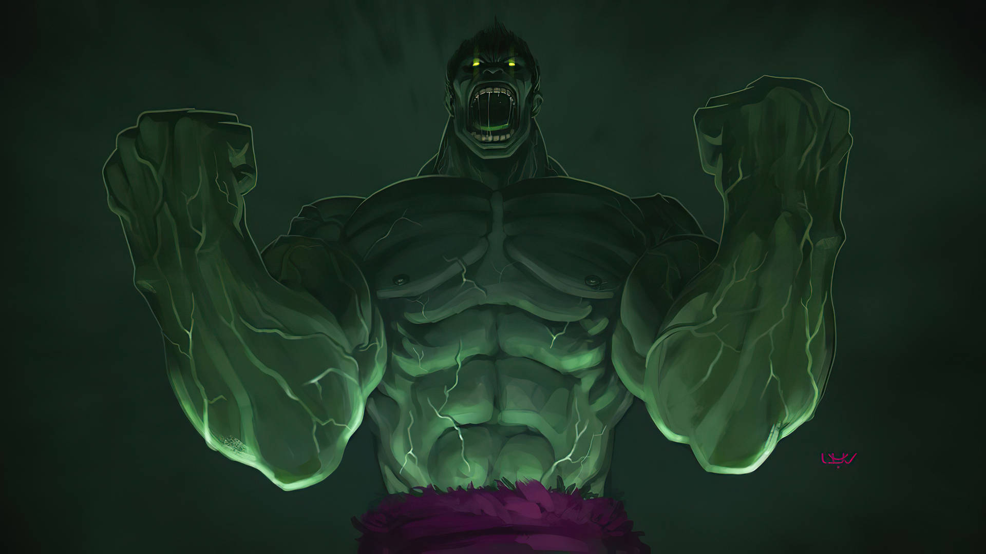 4k Hulk Monster Background
