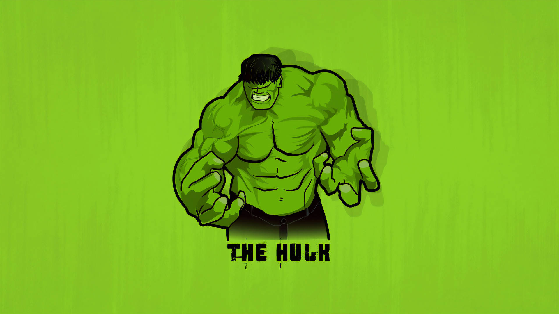 4k Hulk Smash Minimal Background