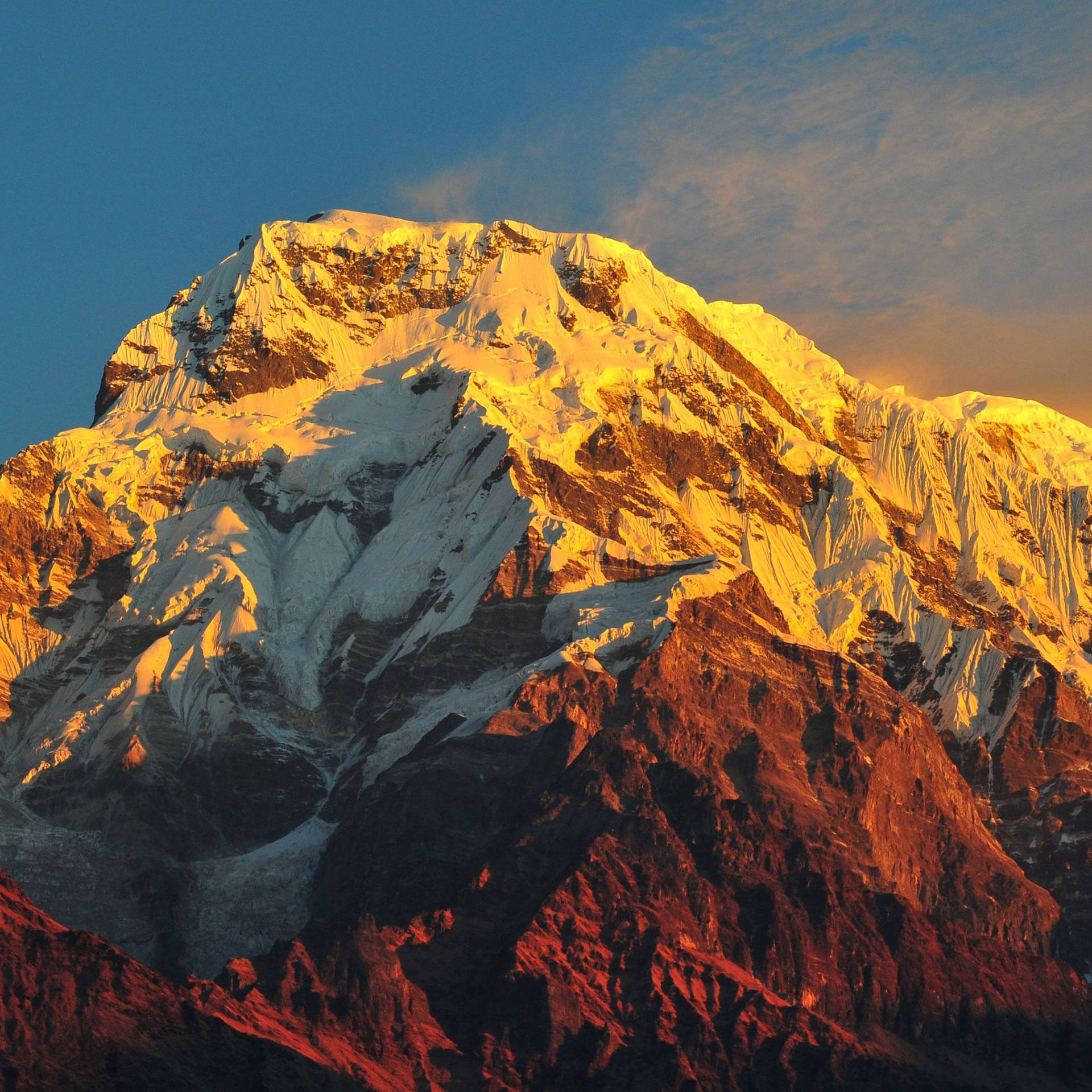4k Ipad Annapurna Mountain