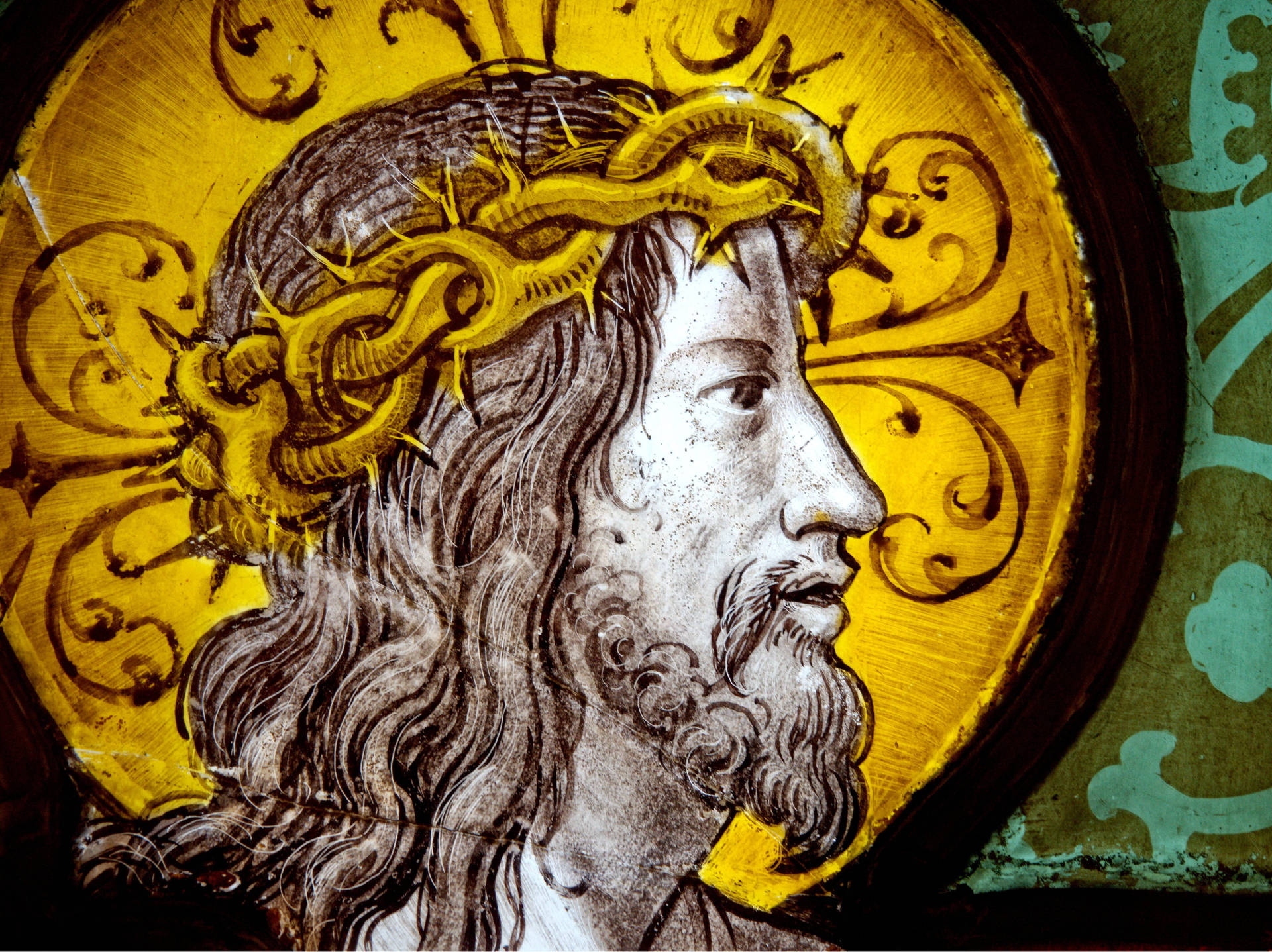 4k Jesus And Golden Crown Wallpaper