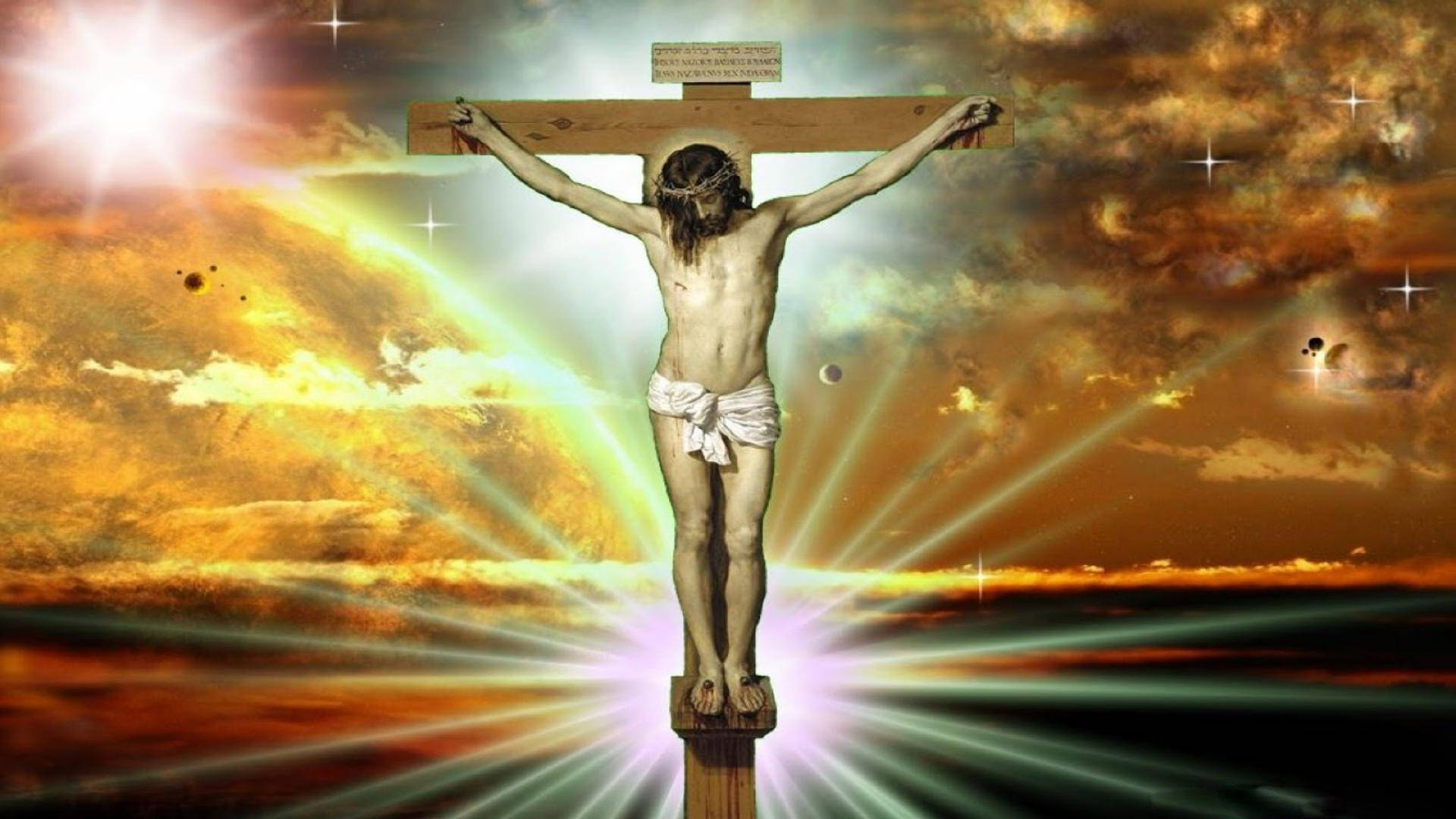 4k Jesus On The Cross