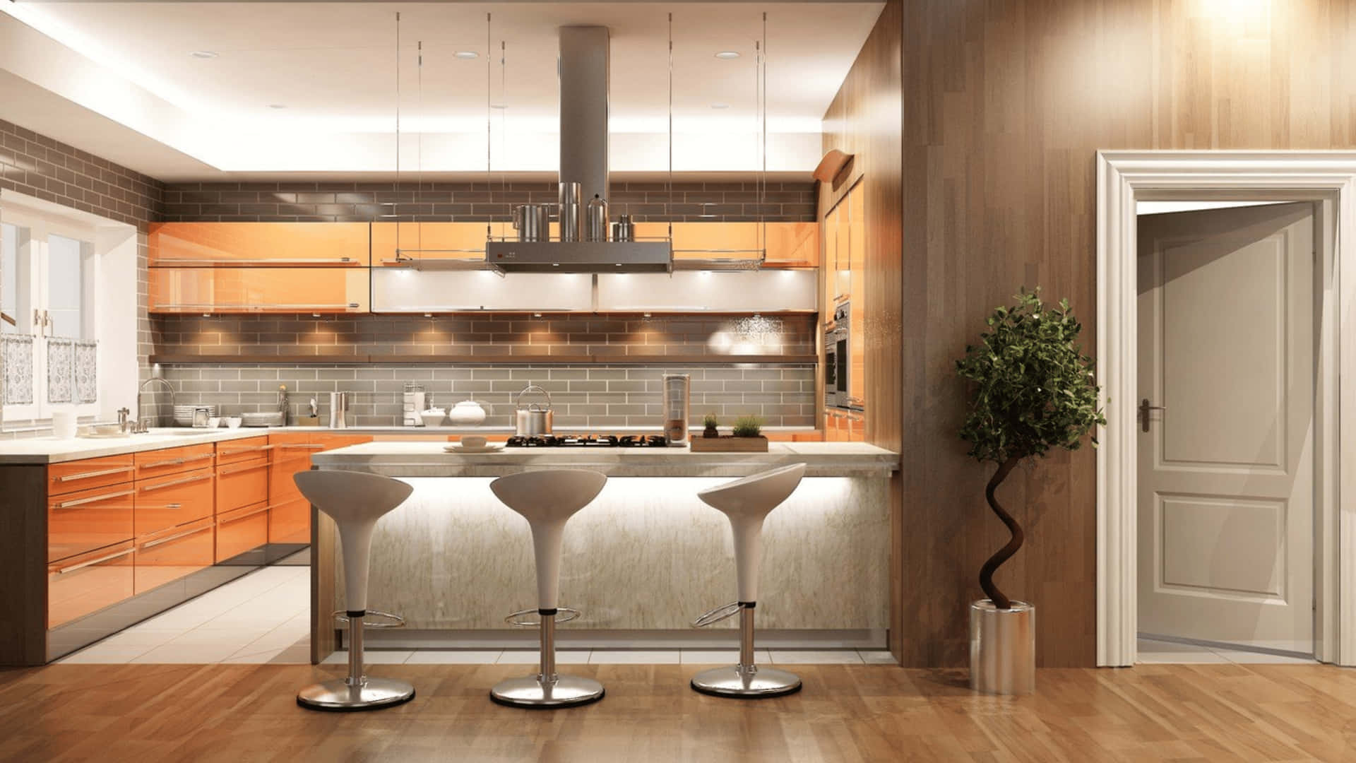 A Modernly Designed 4K Kitchen