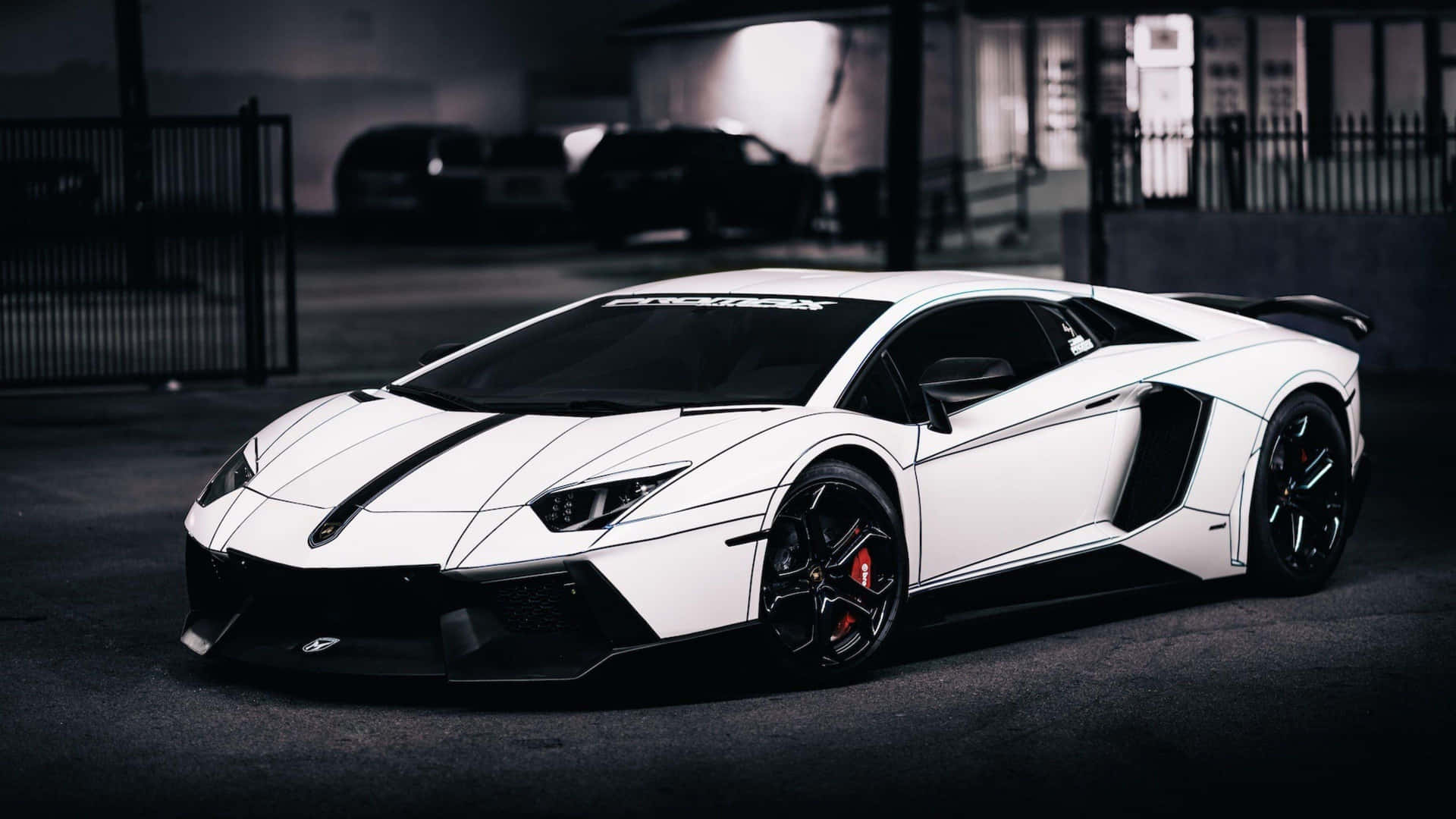 Njutav Skönheten Hos En Fantastisk 4k Lamborghini
