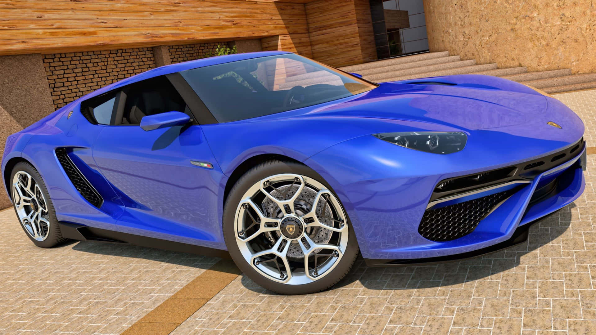 Dennastiliga 4k Lamborghini Kommer Att Vända Huvuden På Gatan.