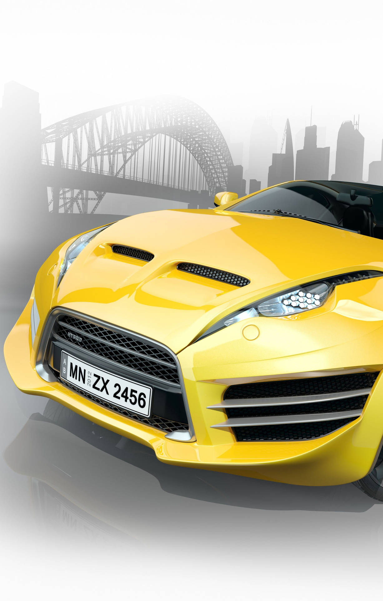 Sejl din vej i 4K med Lamborghini iPhone. Wallpaper