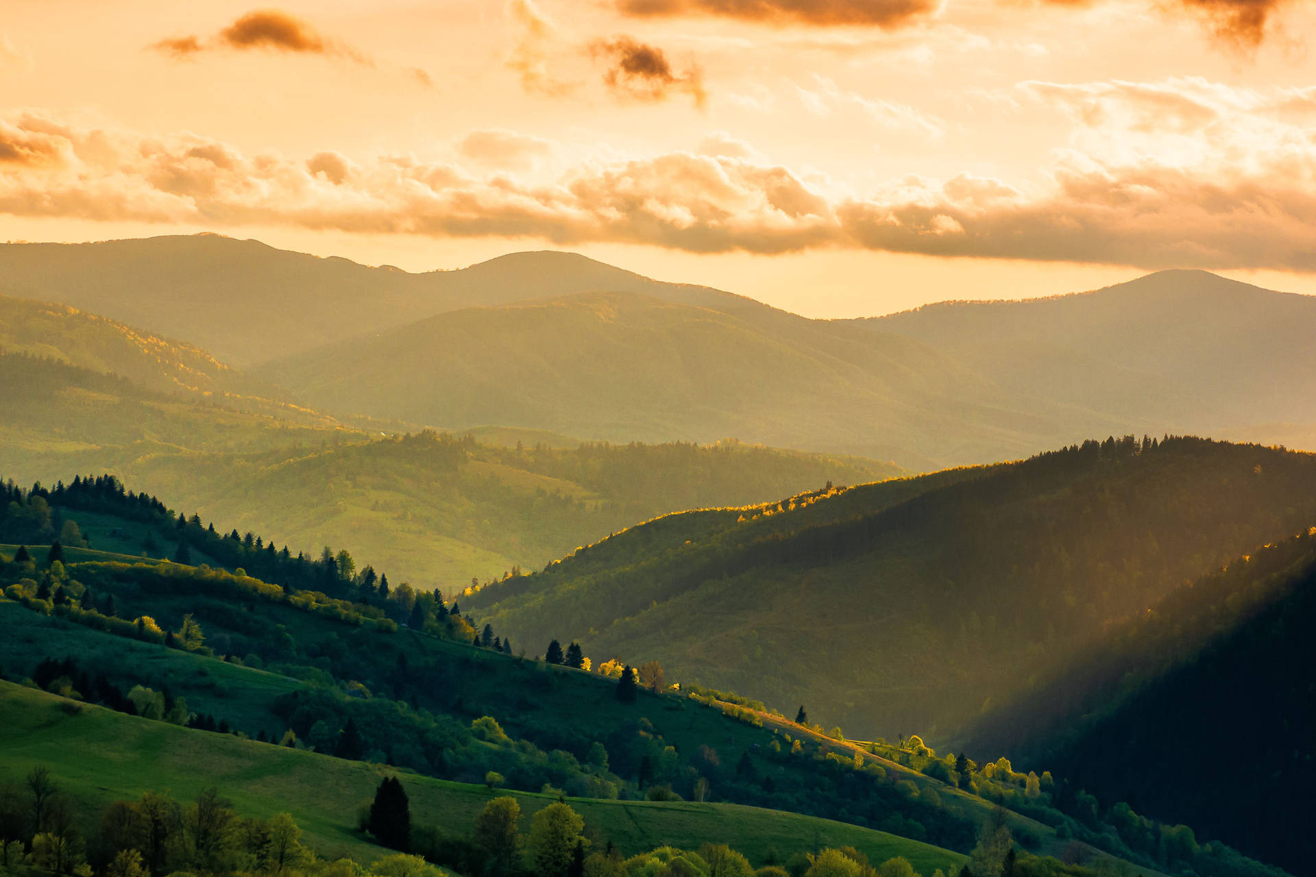 4k Landscape Carpathian Mountains Europe Wallpaper