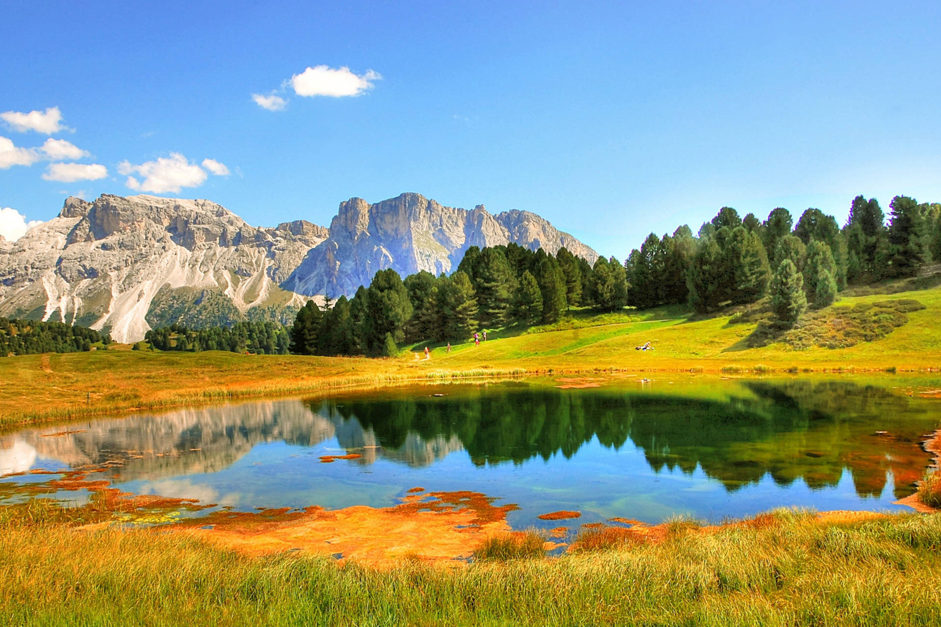 4k Landscape Dolomite Mountains Italy Picture