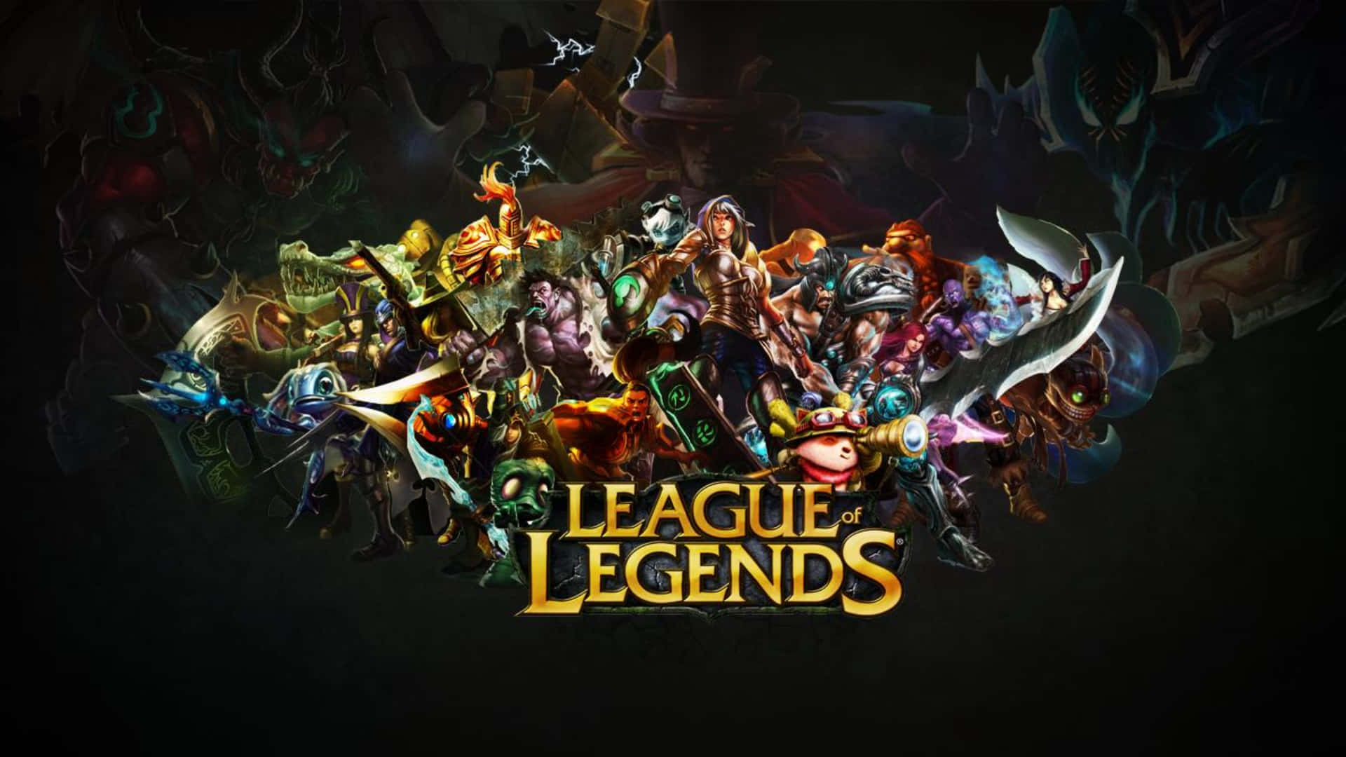 Oplevspændingen Og Begejstringen Af League Of Legends I 4k.