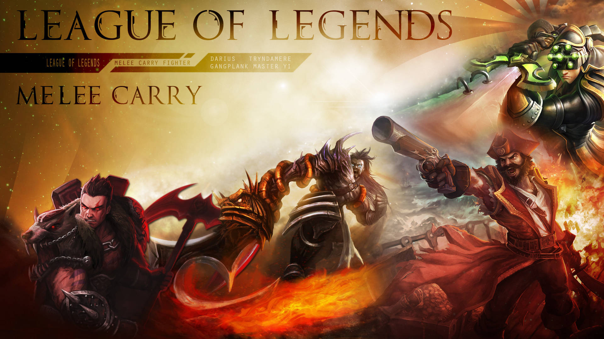 4k League Of Legends Strong Warriors Wallpaper