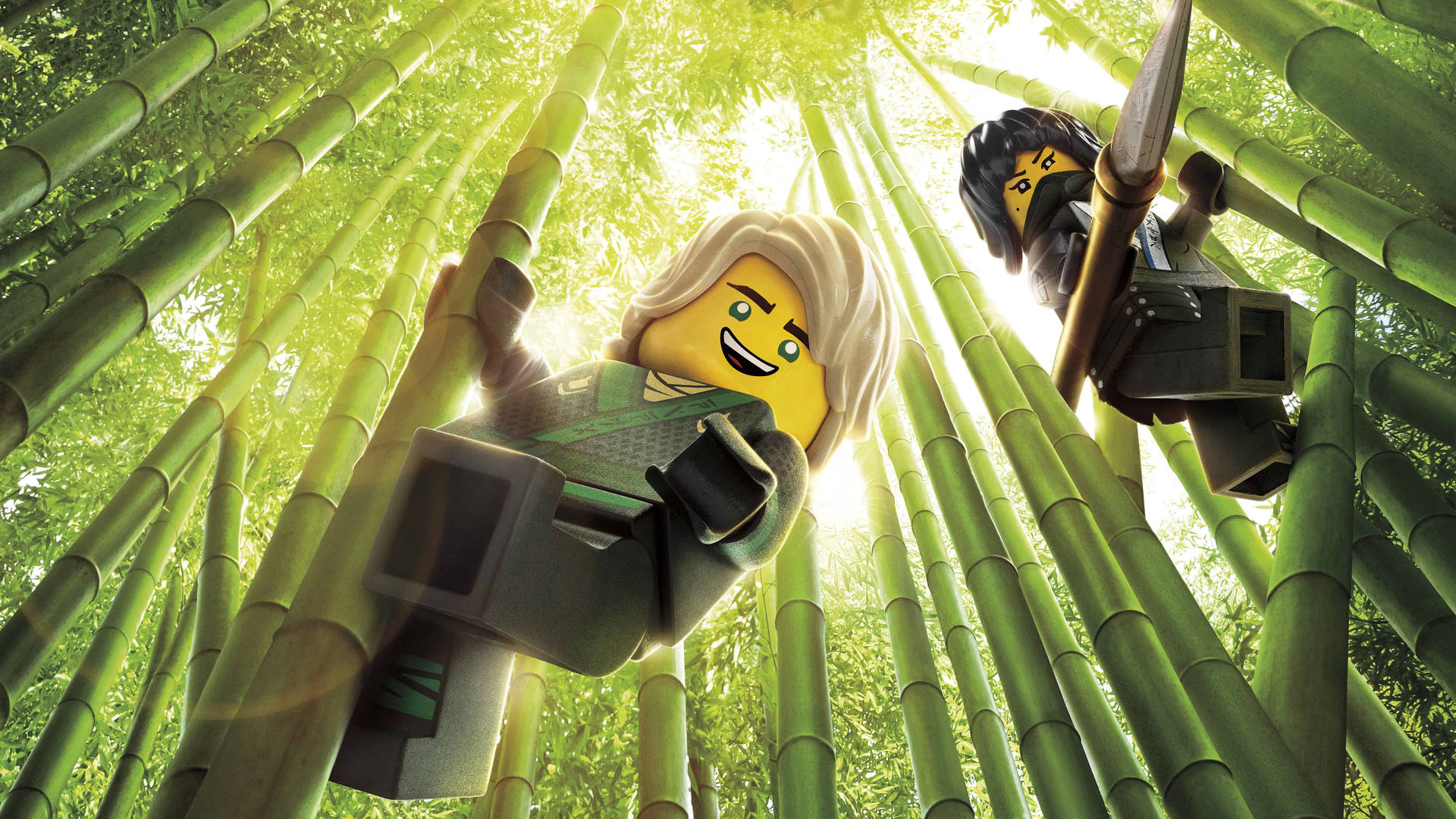 4k Lego Climbing Bamboo Trees