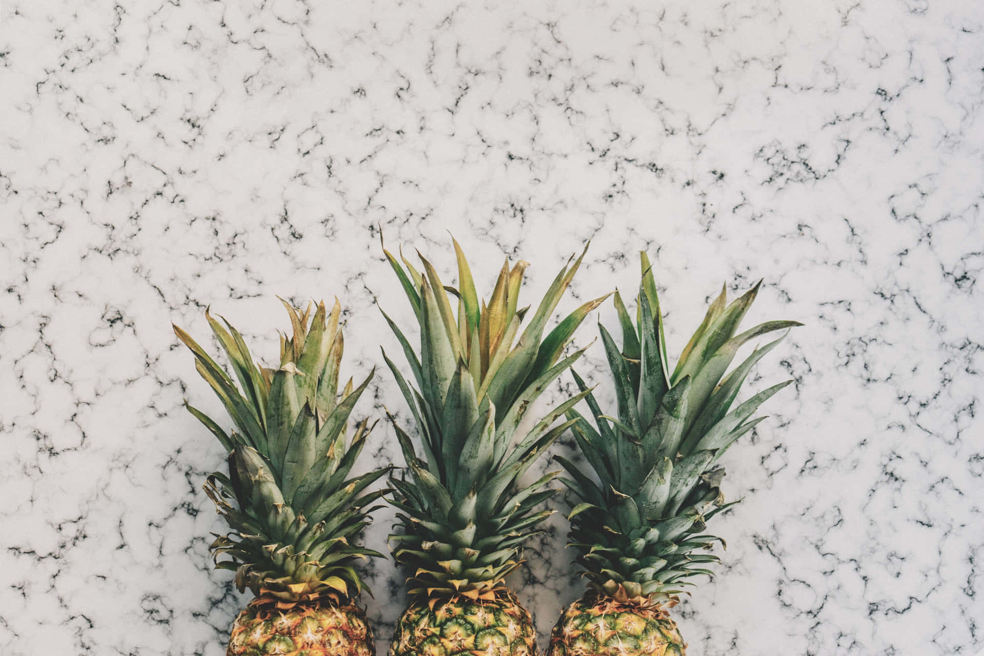 Pineapples 4K Marble Background