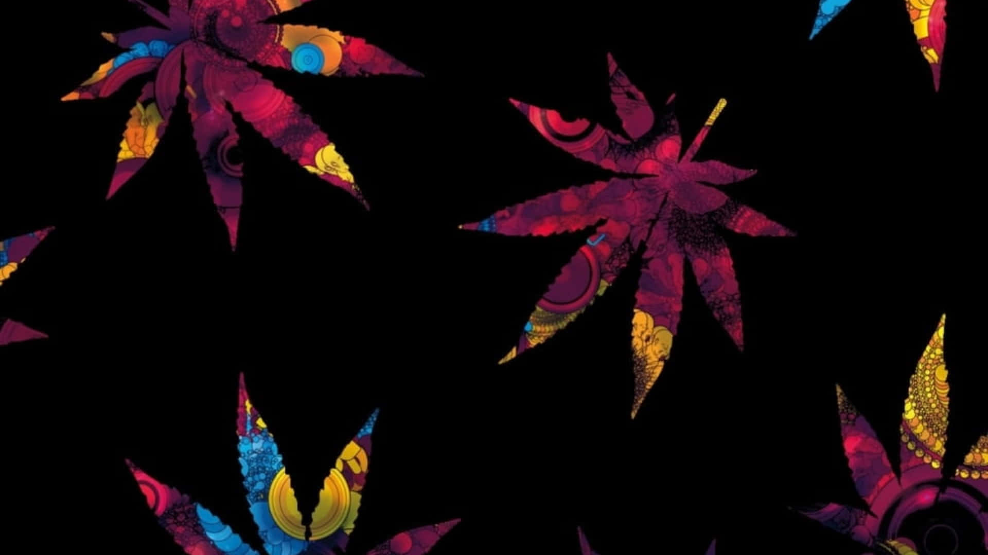 4kmarijuanablad Wallpaper