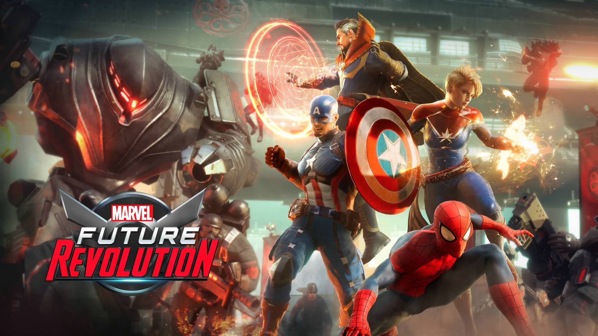 4k Marvel Future Revolutions Background
