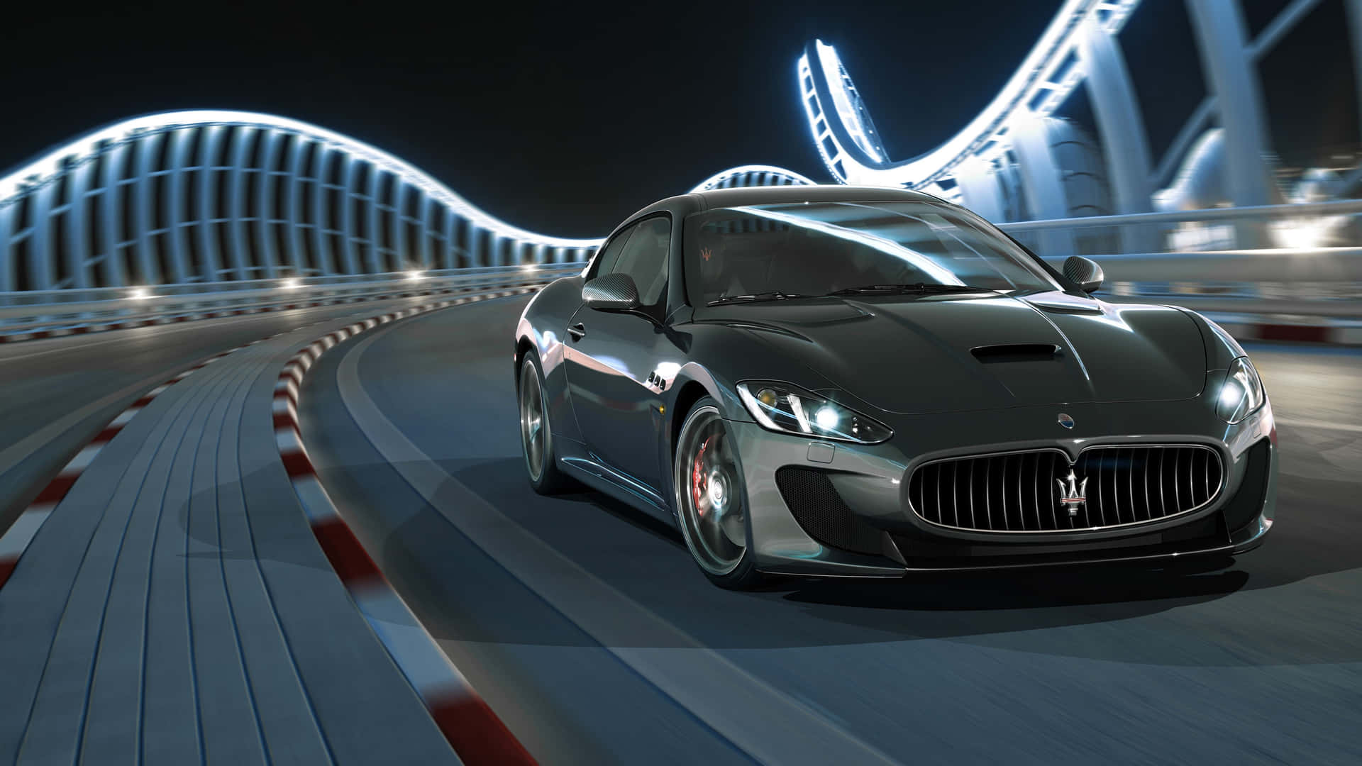 Eleganterund Luxuriöser Maserati-autobus. Wallpaper