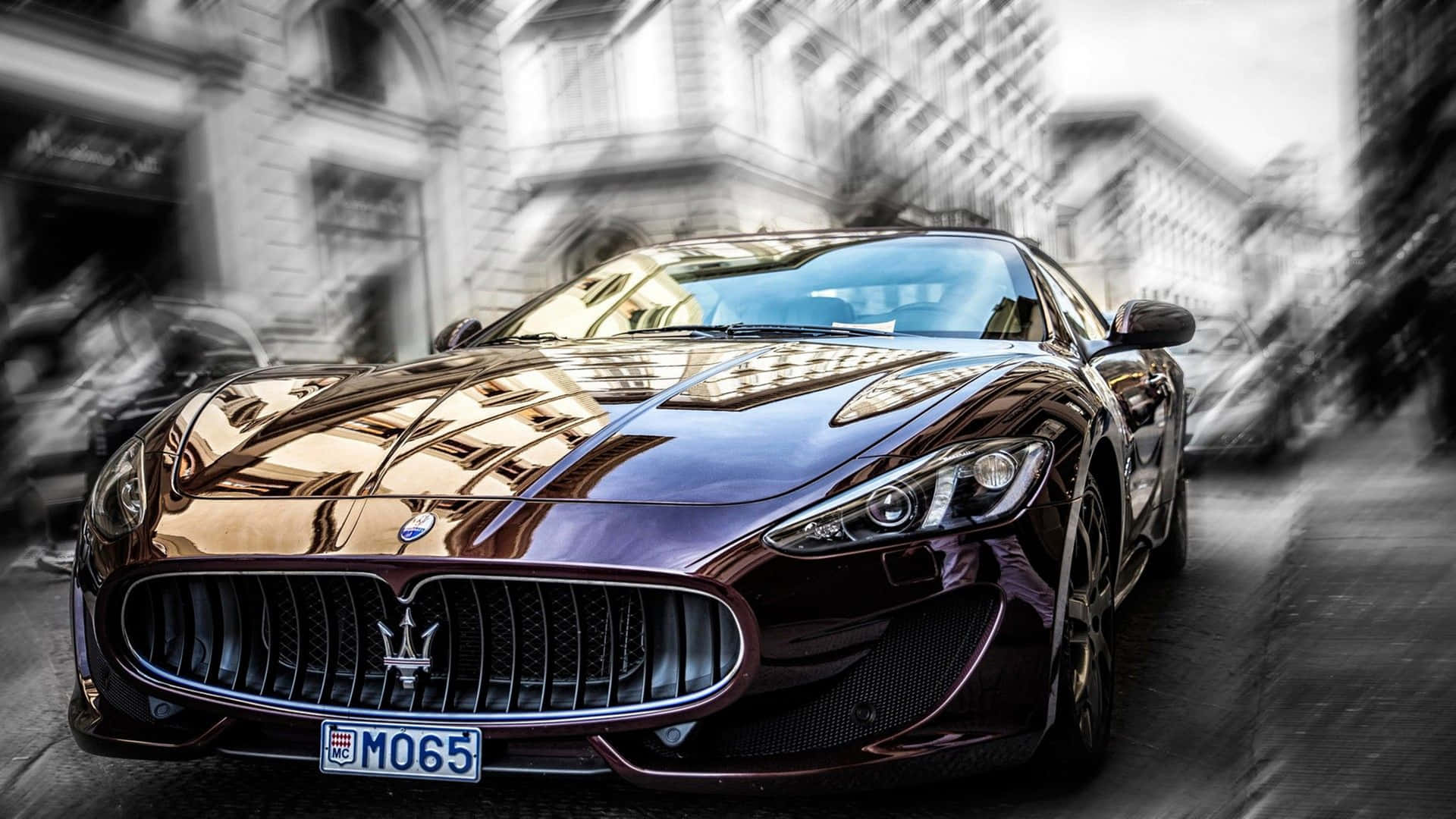 Chromatic Maserati 4K Wallpaper