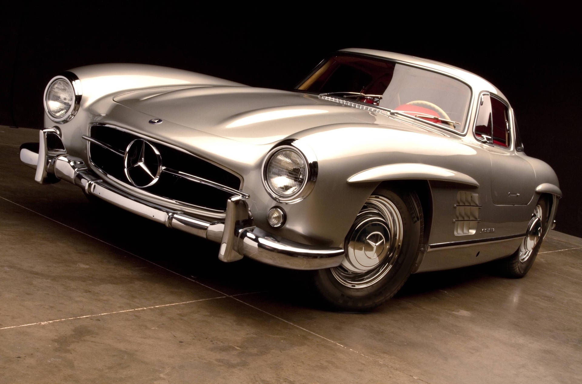 4k Mercedes 1954 Gray