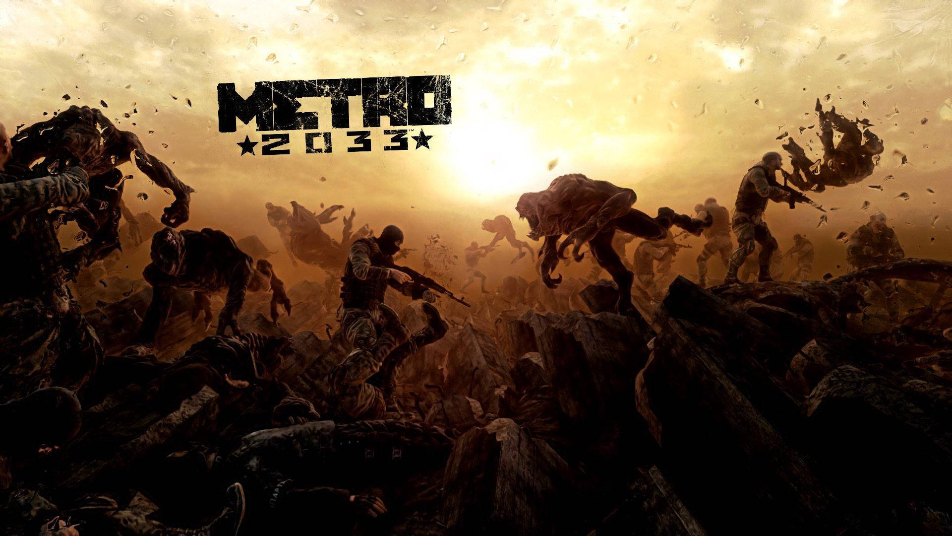 4k Metro 2033 Mutants Vs. Soldiers Wallpaper