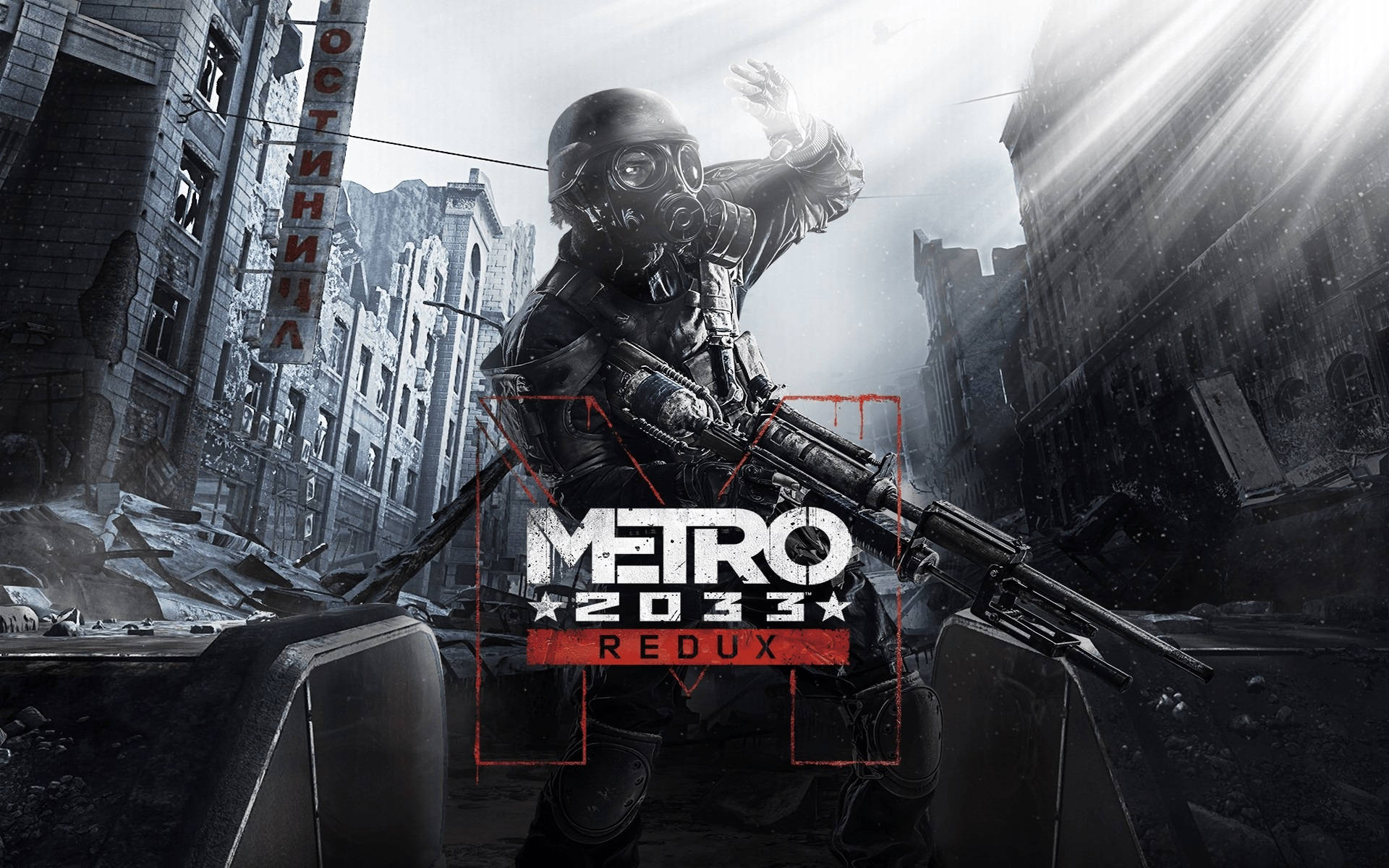 4k Metro 2033 Redux Soldier In City Ruins Wallpaper