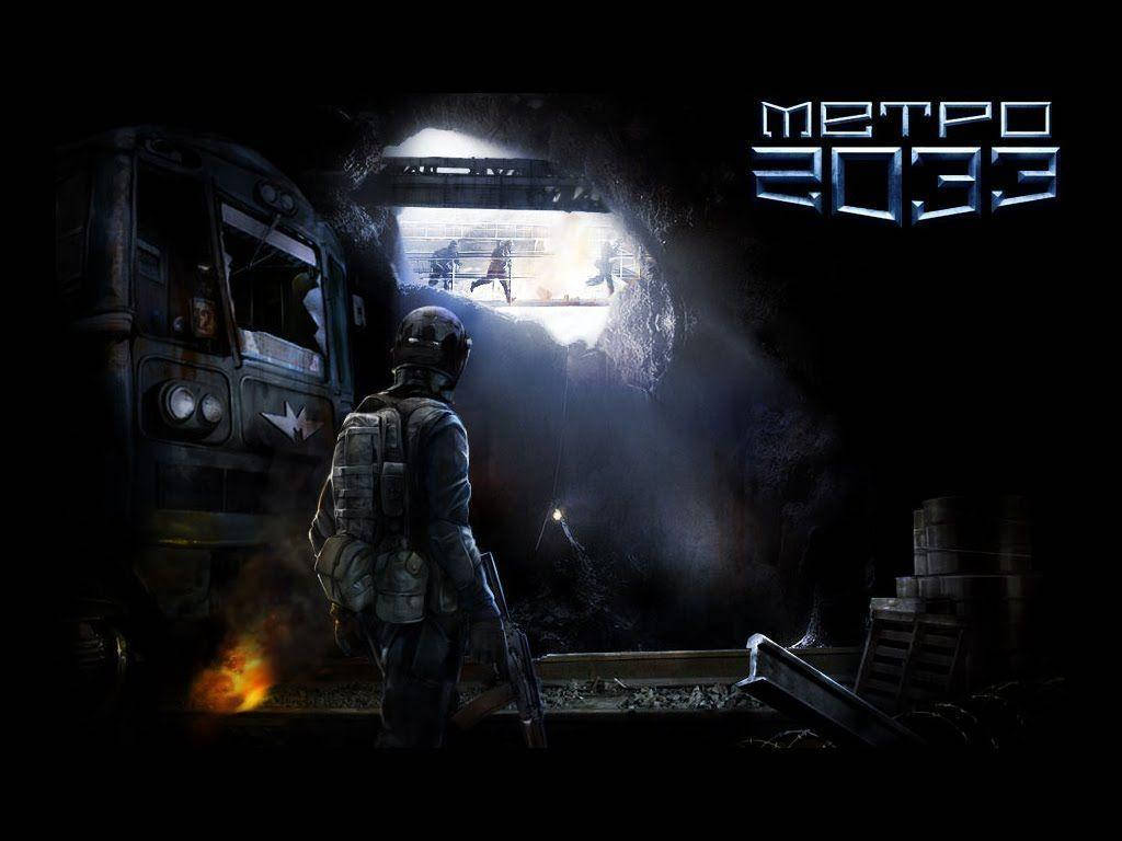 4k Metro 2033 Soldier Peeking Out From Hole Wallpaper