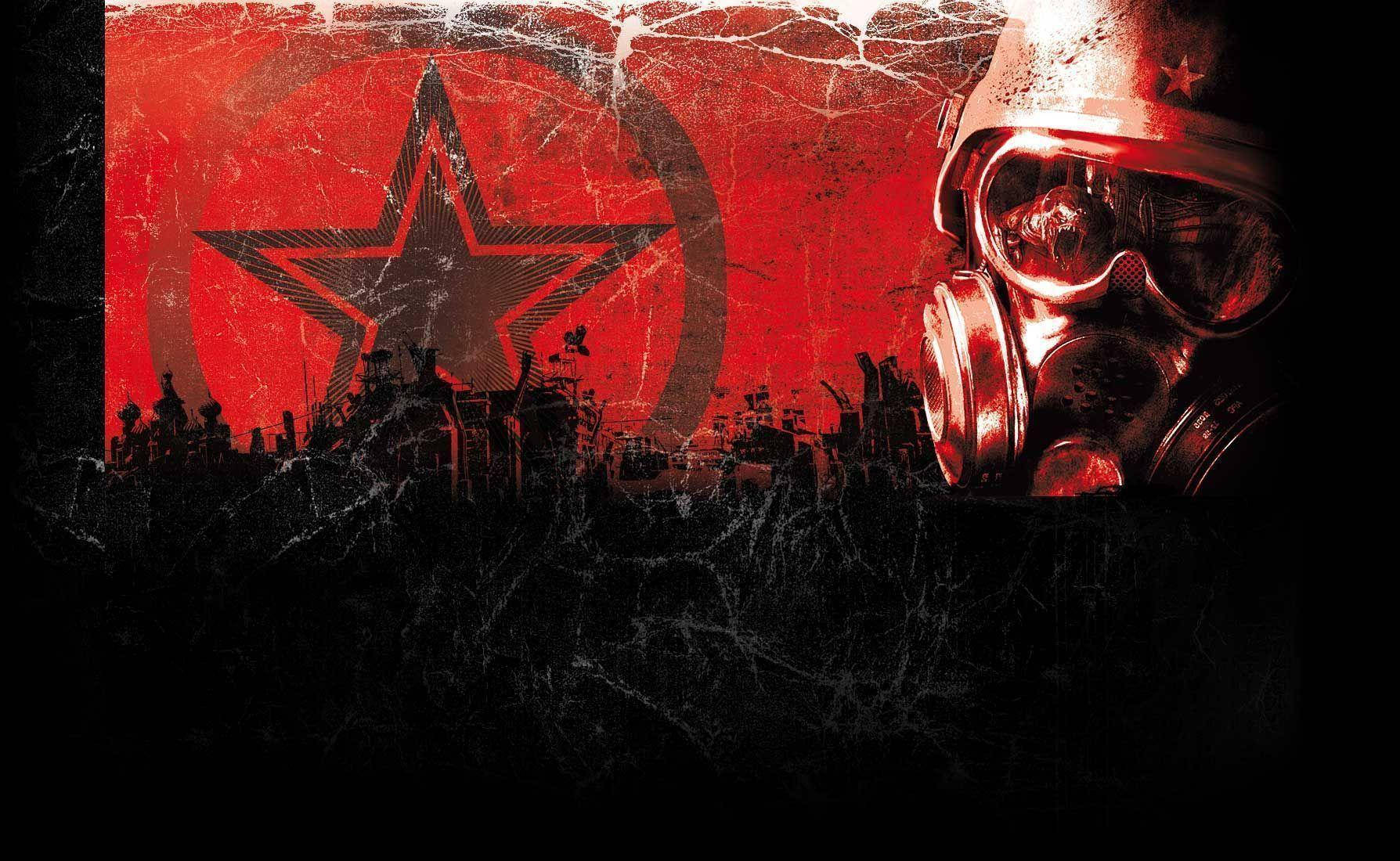 4k Metro 2033 Soldier With Star Logo Wallpaper