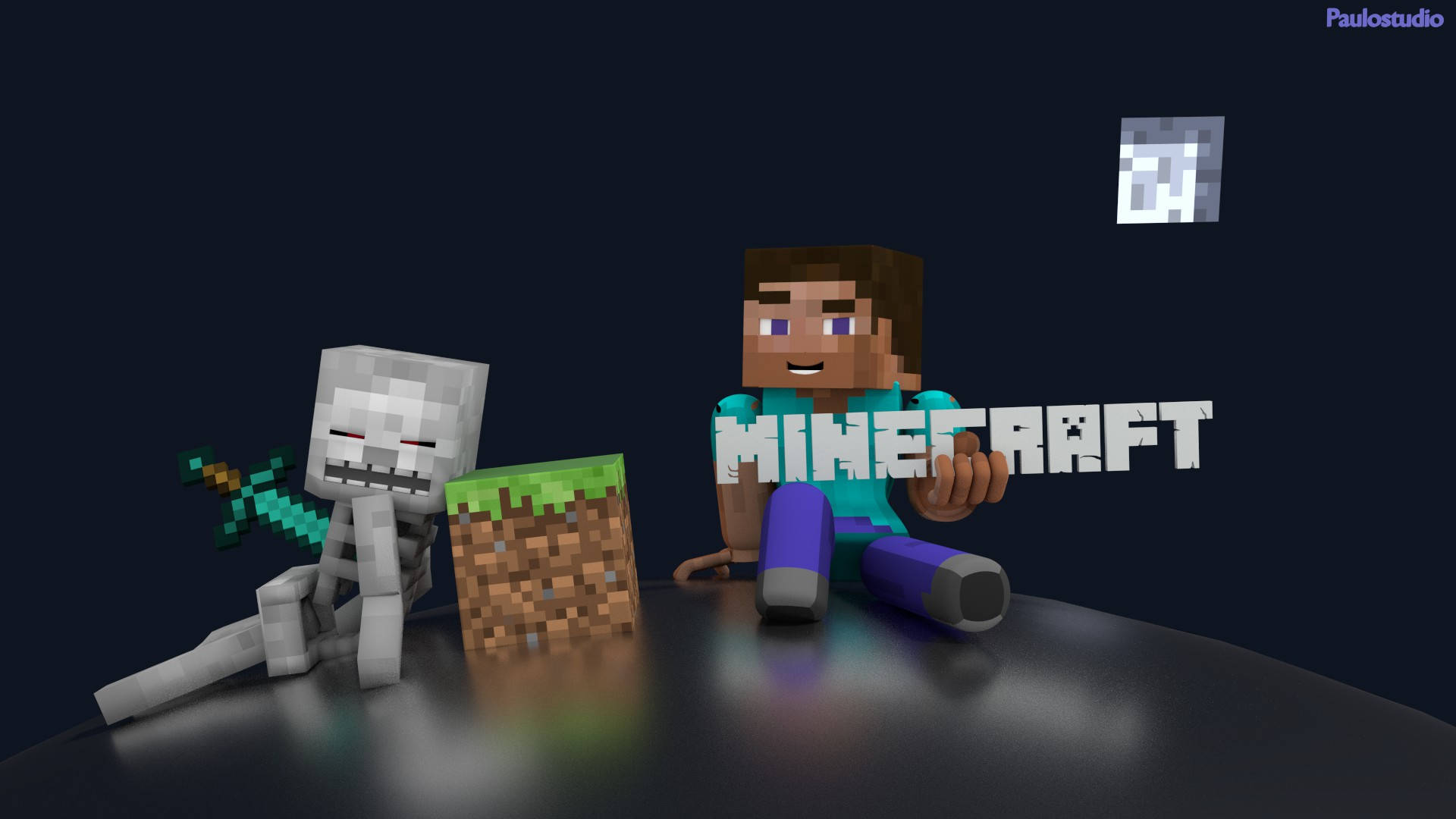 4k Minecraft Game Poster