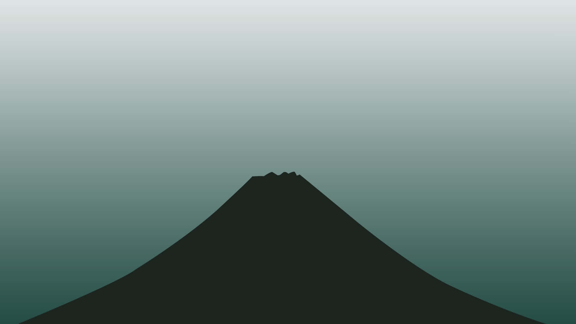 4kminimalistiskt Digitalt Konstverk Av En Vulkan. Wallpaper