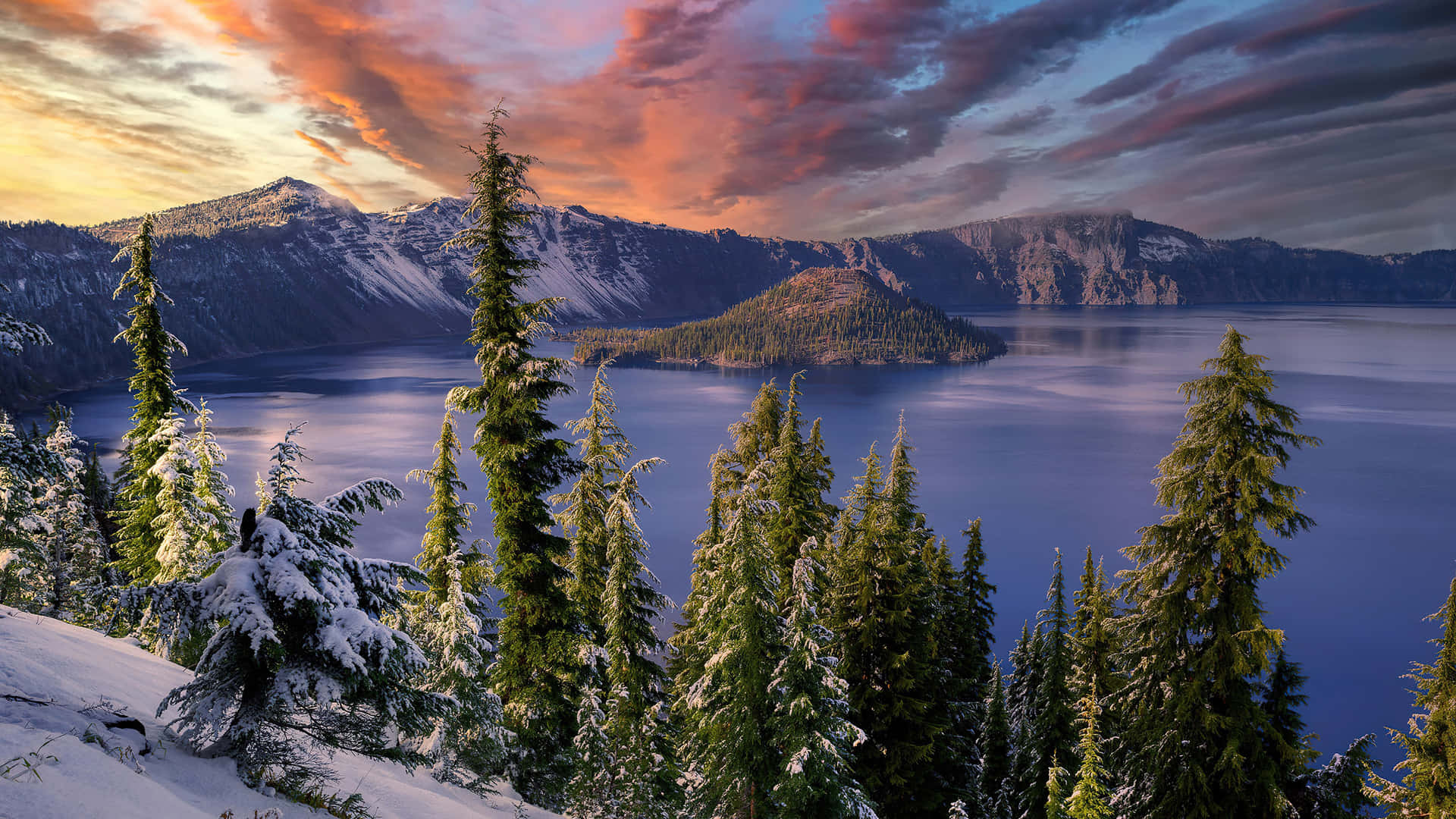 Disfrutade Las Vistas Espectaculares De La Montaña En 4k. Fondo de pantalla