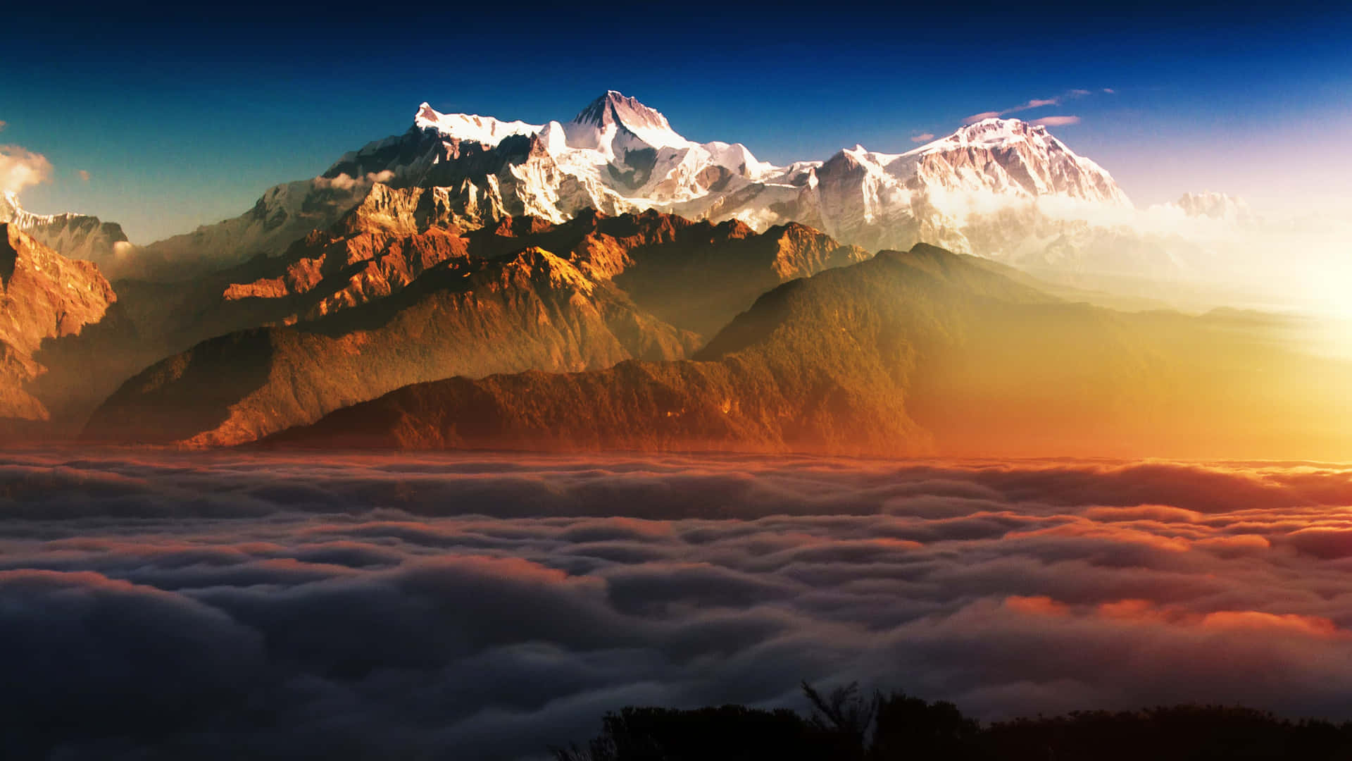 Breathtaking Scene of a 4k Mountain