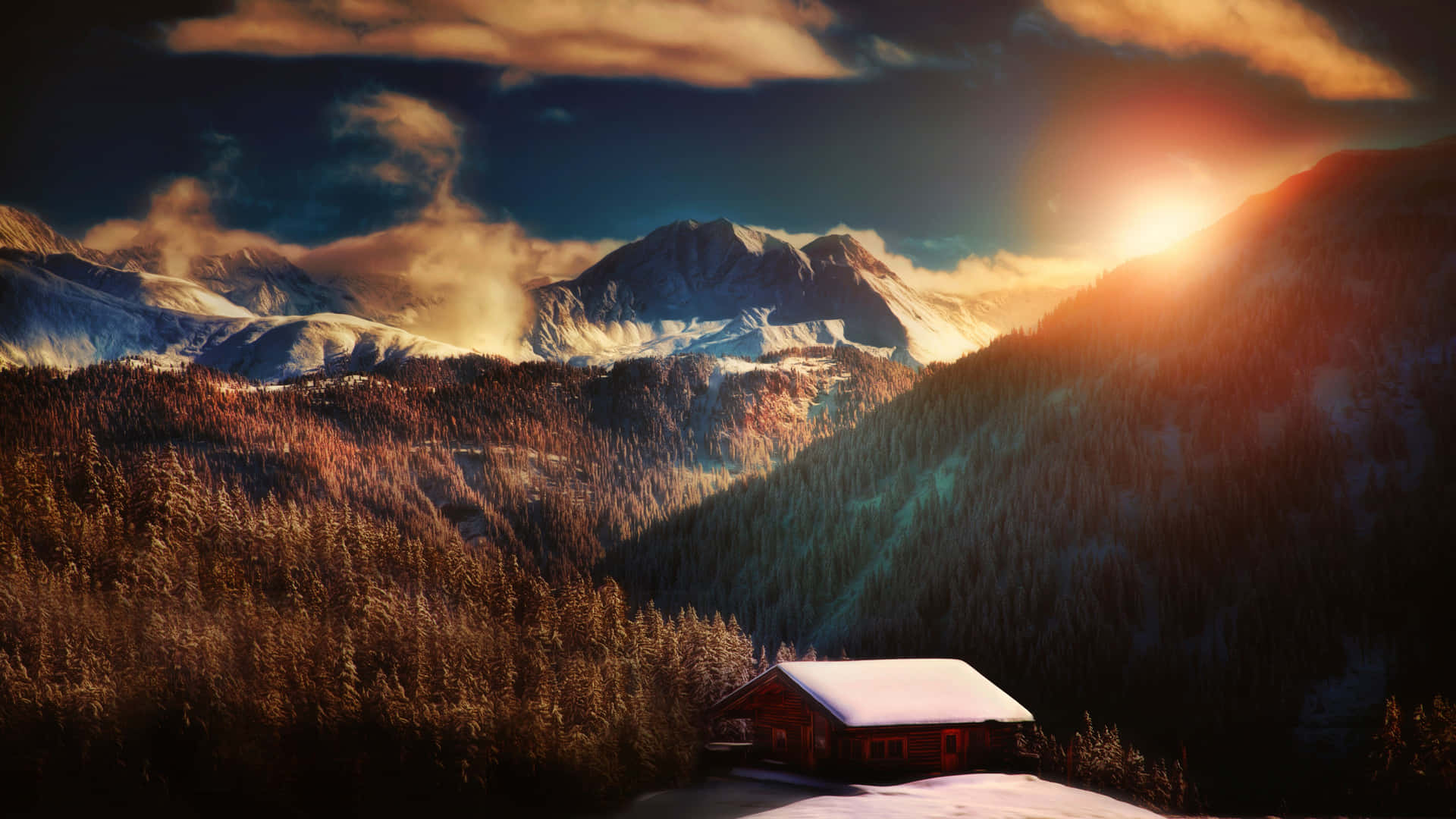 "Soak up the beauty of Mother Nature with this gorgeous 4K mountain view"