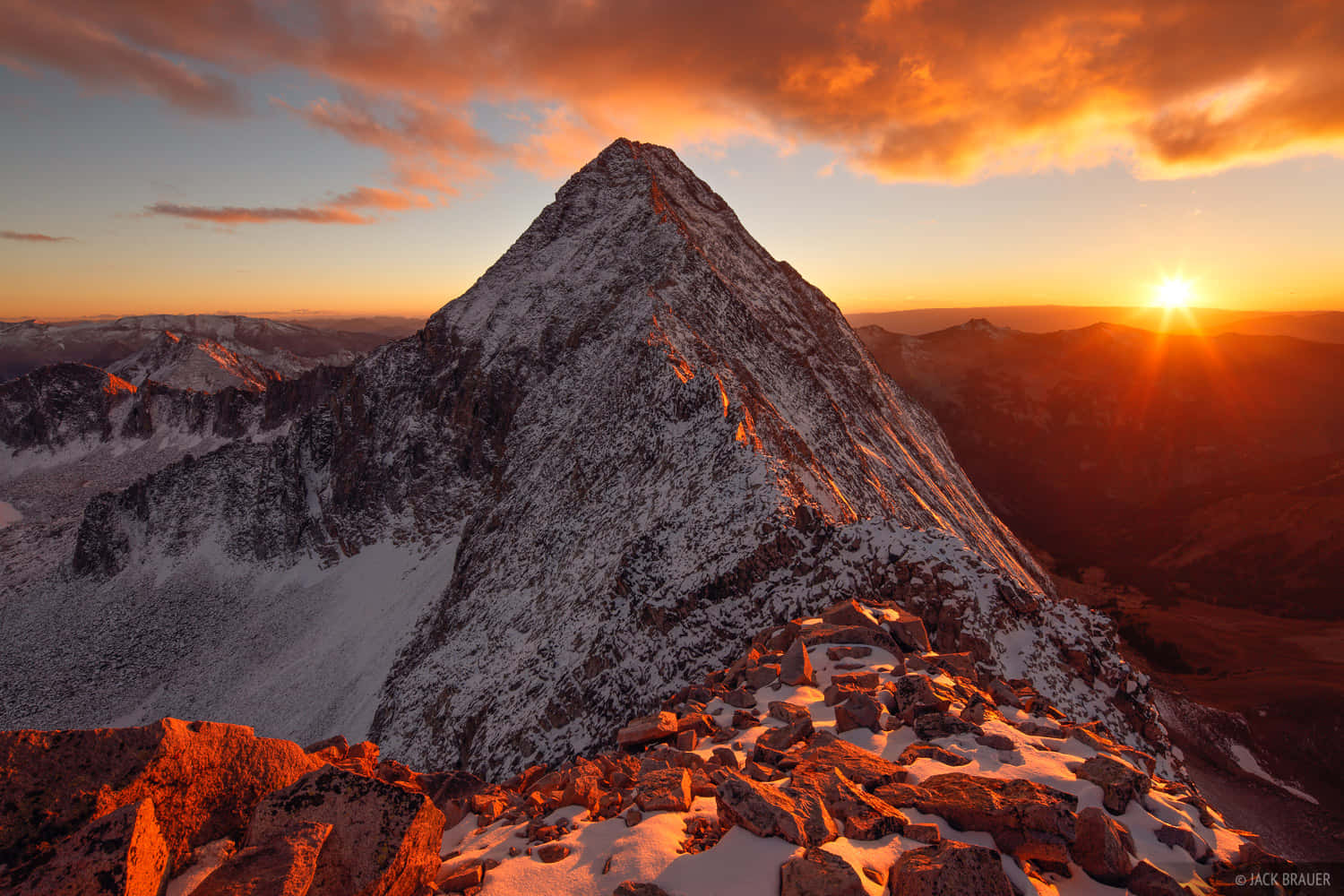 'Behold the majesty of nature in this stunning 4K mountain scene.'