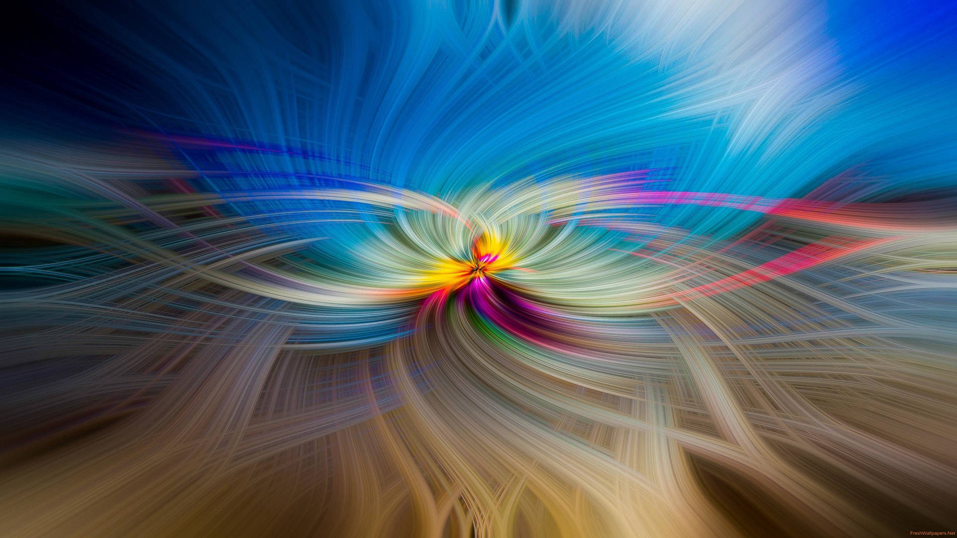 4k Moving Abstract Flower Design