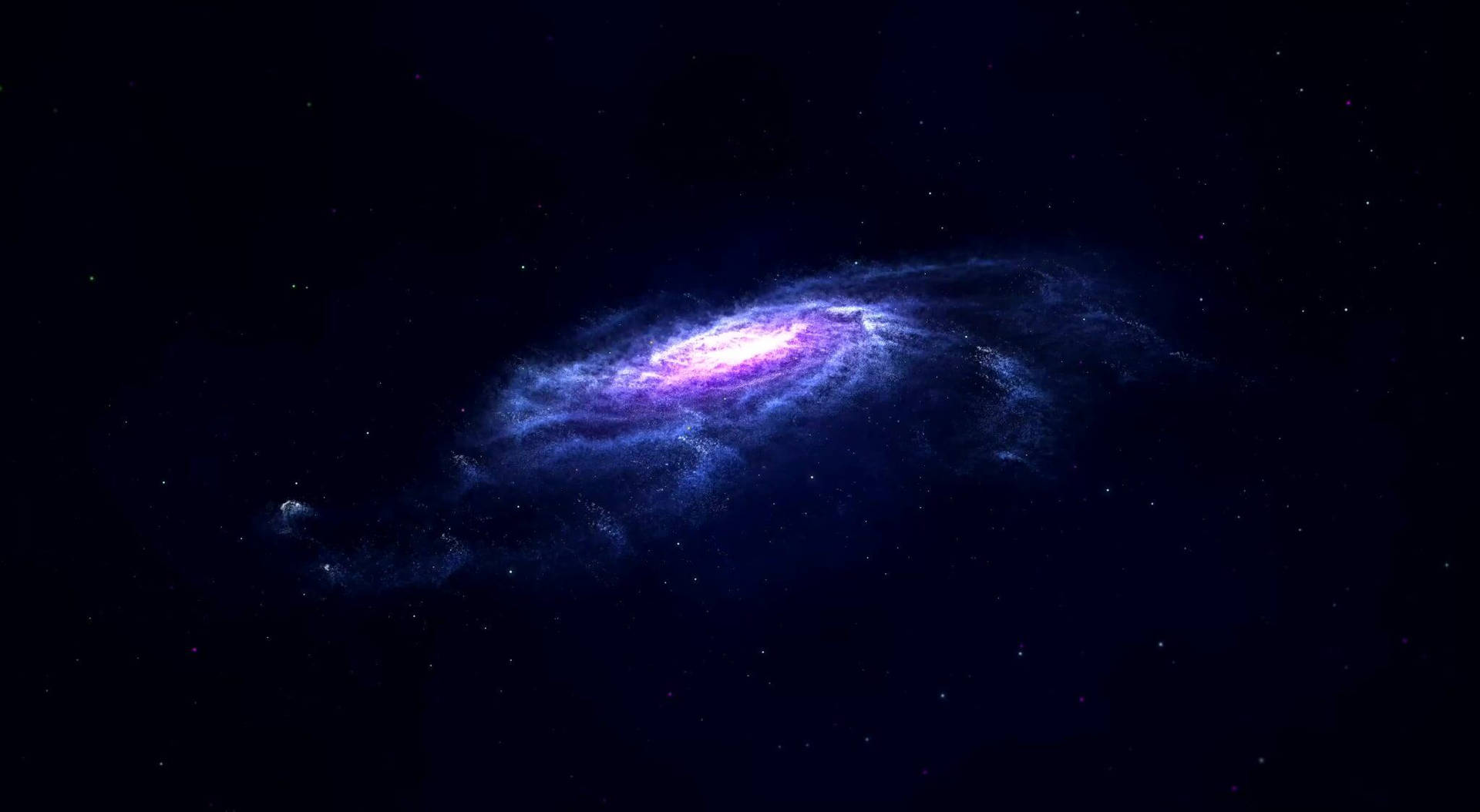 4k Moving Spiral Galaxy Background